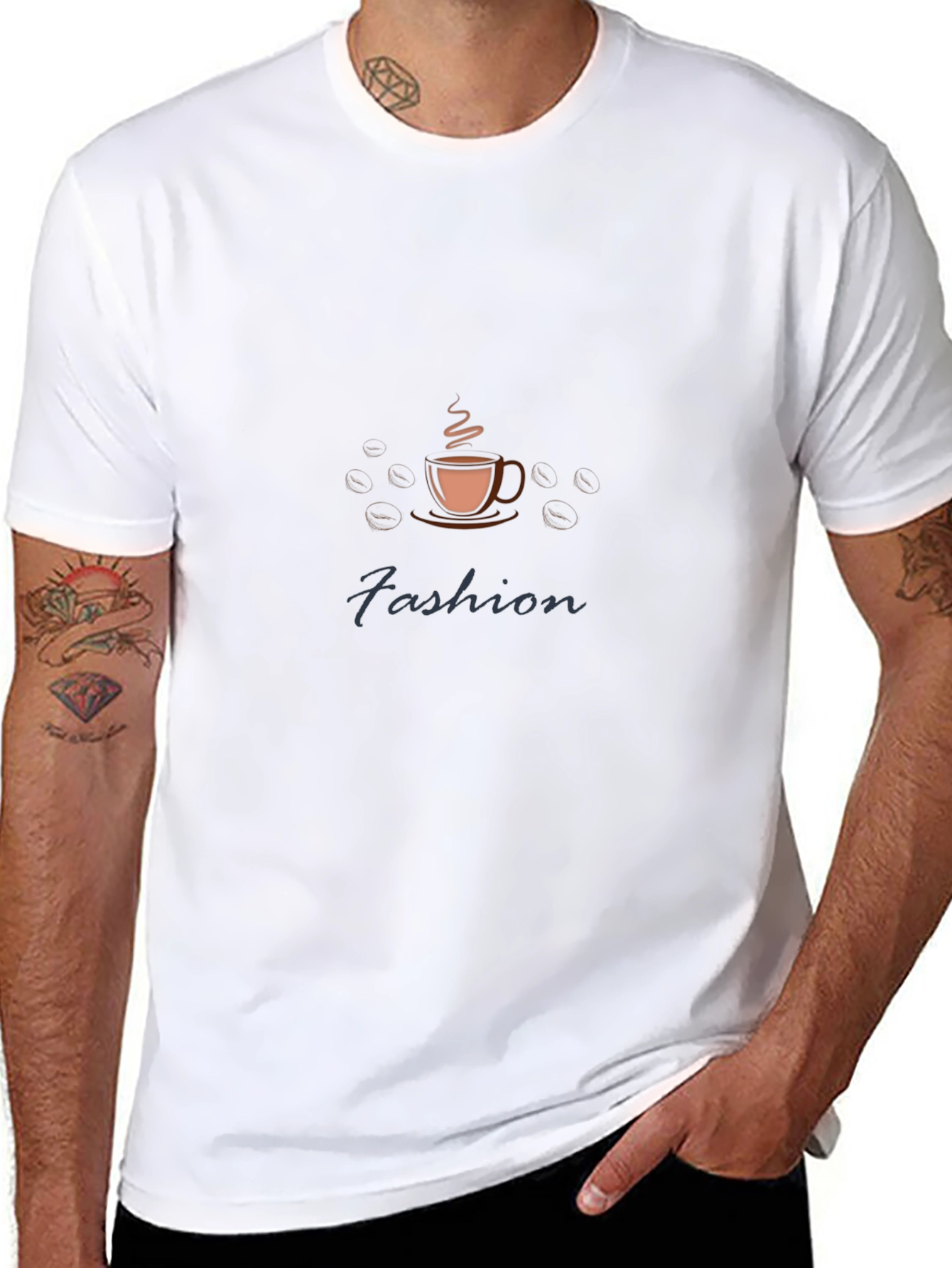 Coffee Fashion Tee - Stylish Comfort