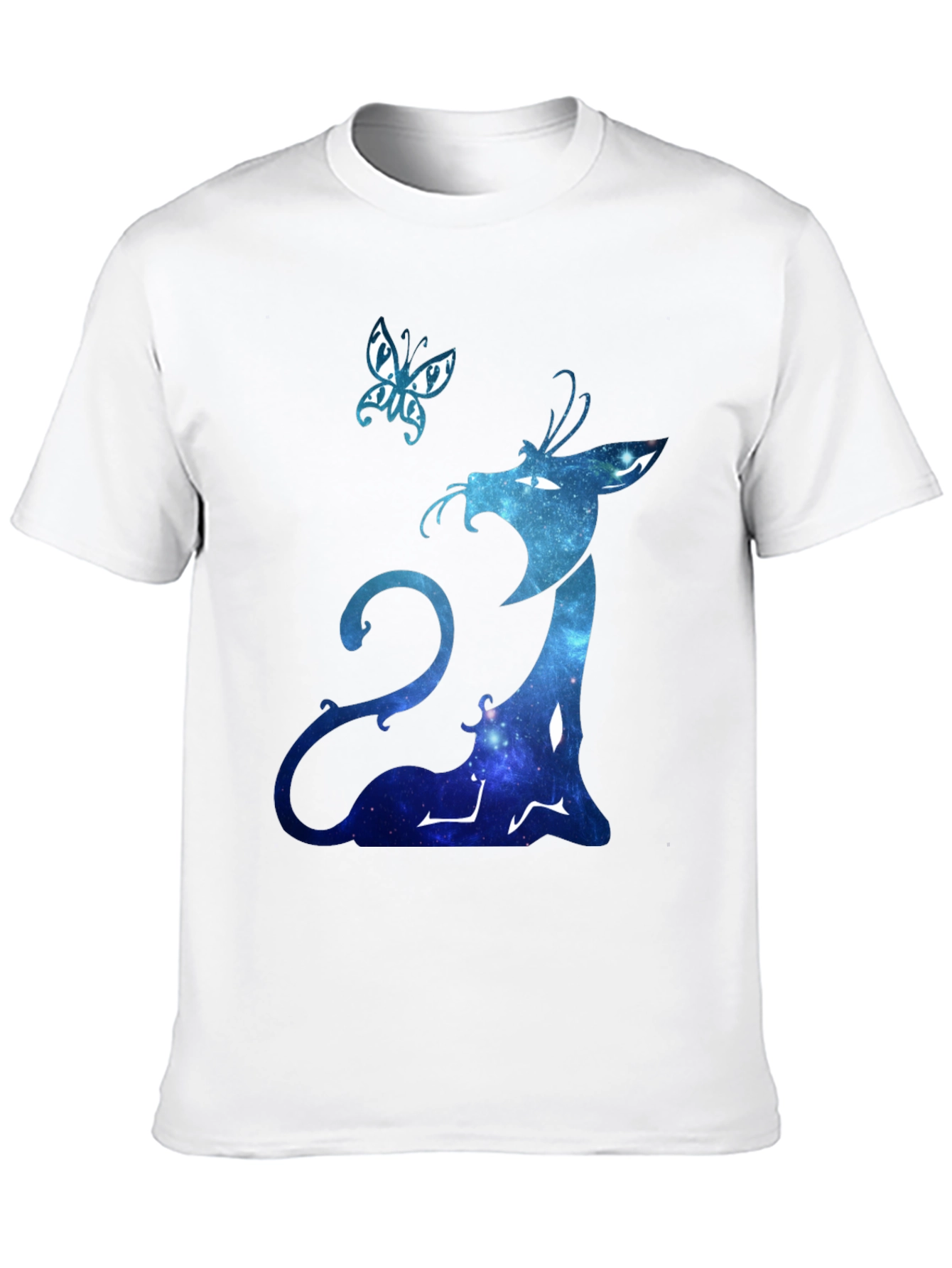 Galaxy Dragon Graphic Black Tee