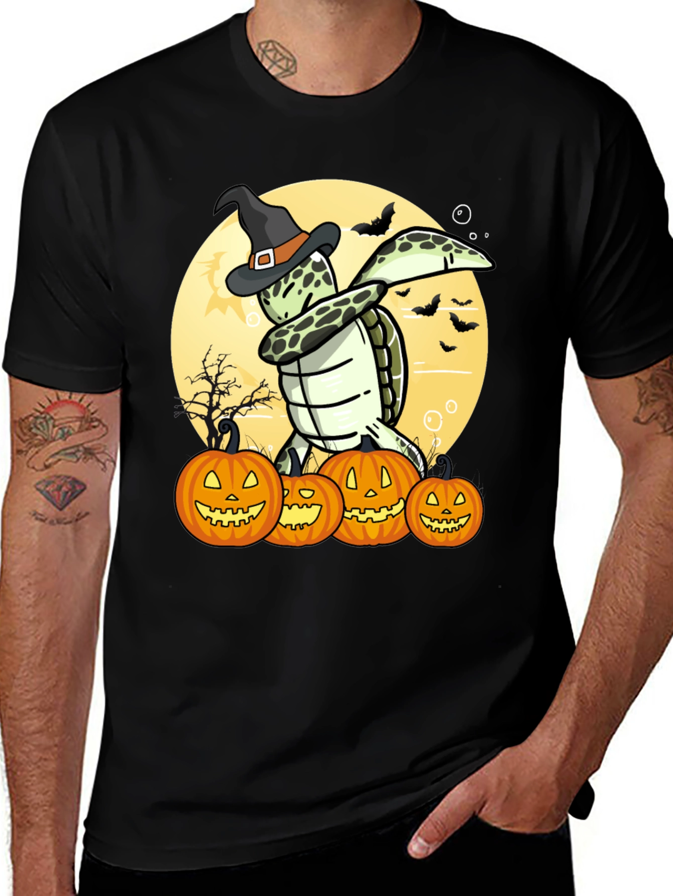 Halloween Turtle Dab T-Shirt