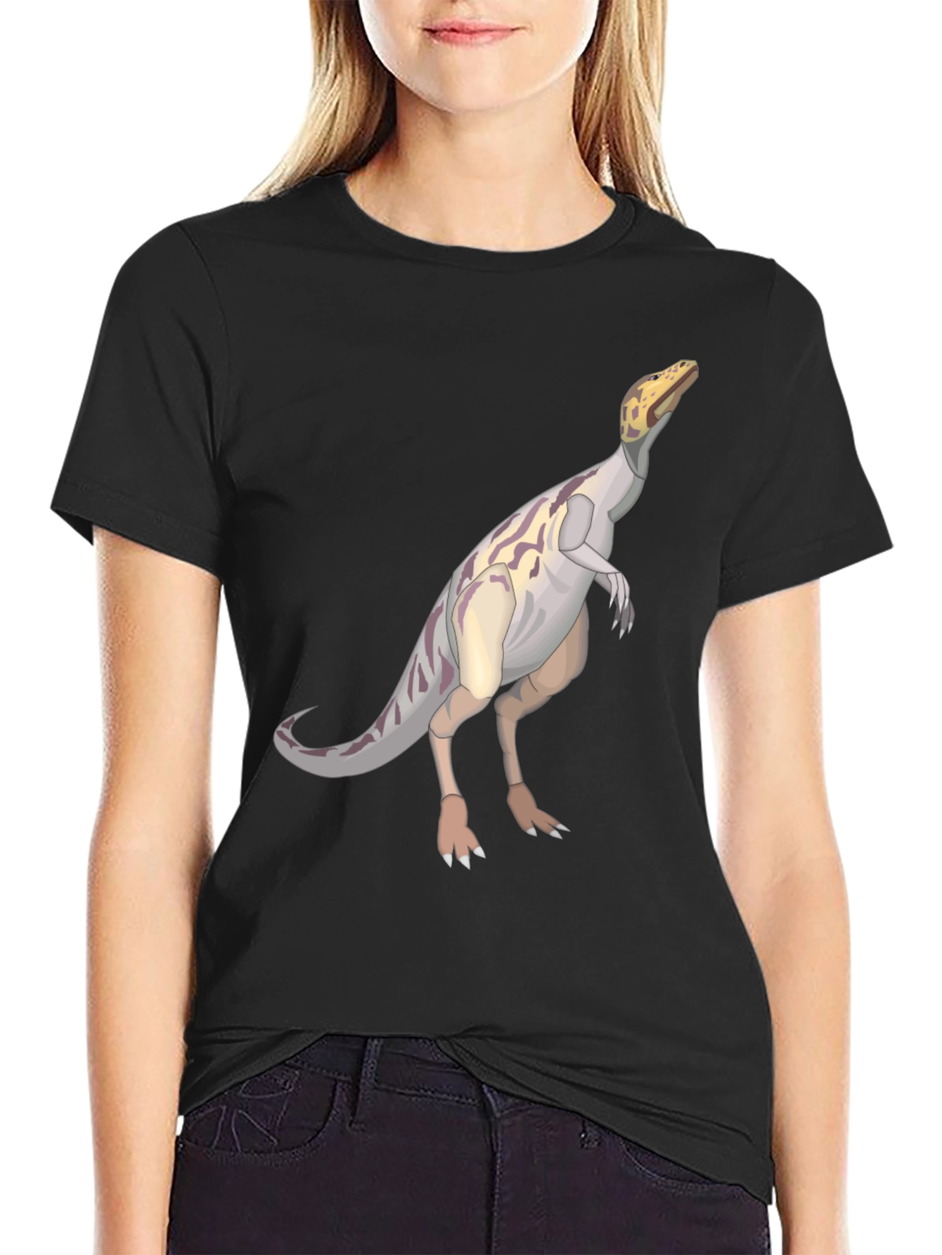 Dino Tee - Black Graphic T-Shirt