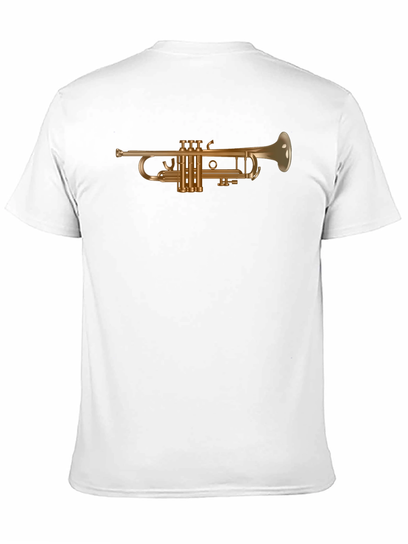 Trumpet Graphic Tee - Black Cotton T-Shirt