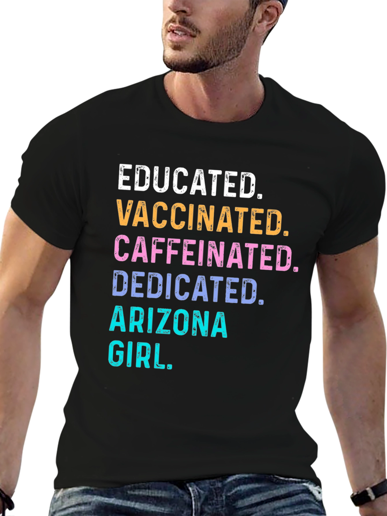Educated Vaccinated Arizona Girl T-Shirt