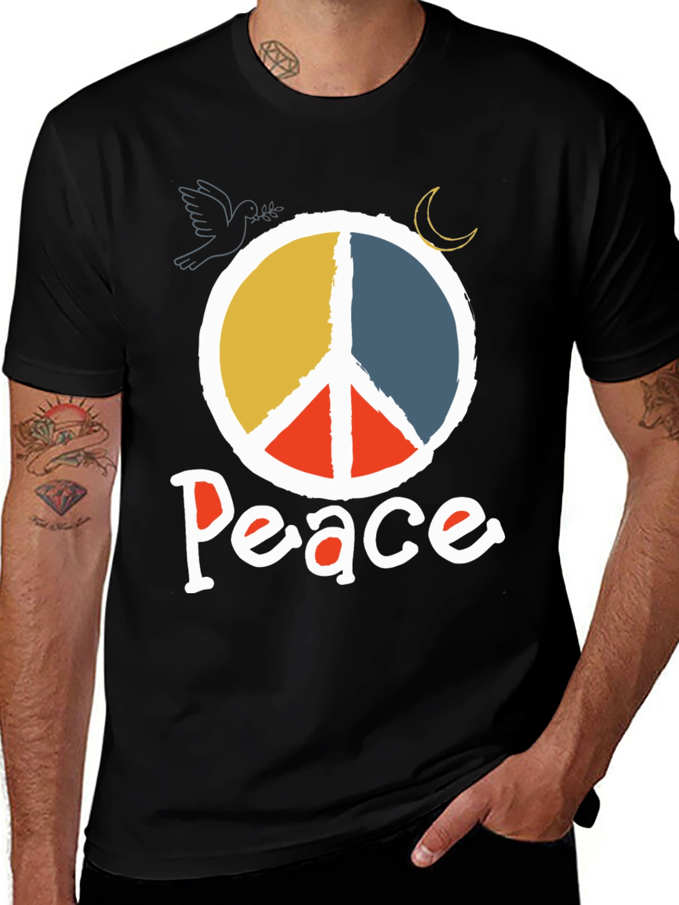 Peace Sign Graphic T-Shirt