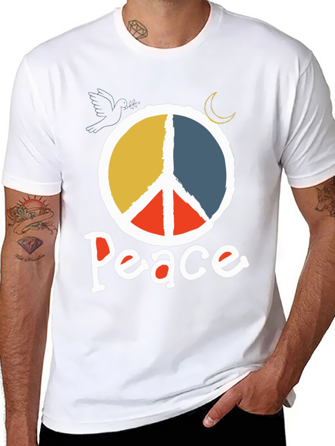 Peace Sign Graphic T-Shirt