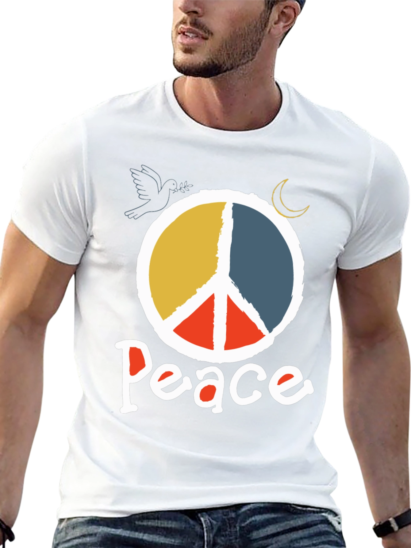 Peace Sign Graphic T-Shirt
