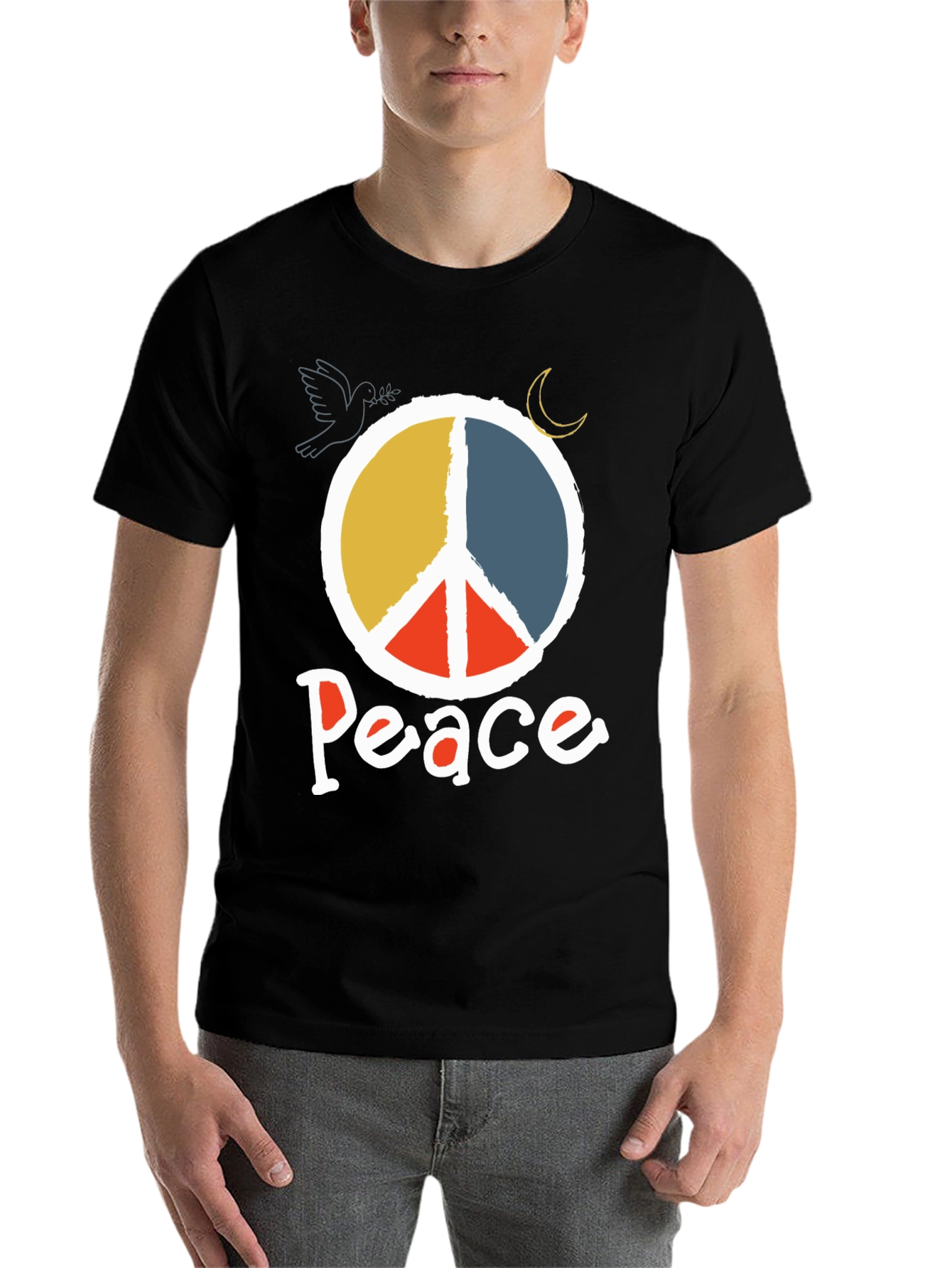 Peace Sign Graphic T-Shirt