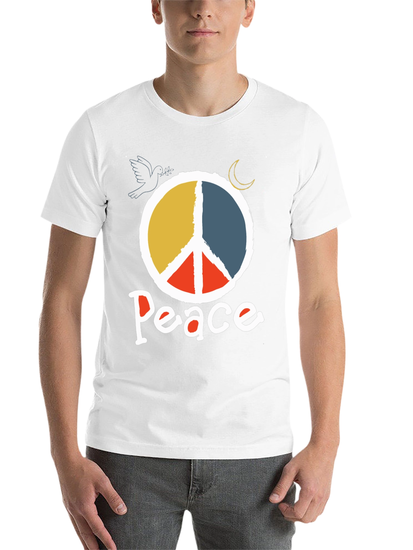 Peace Sign Graphic T-Shirt