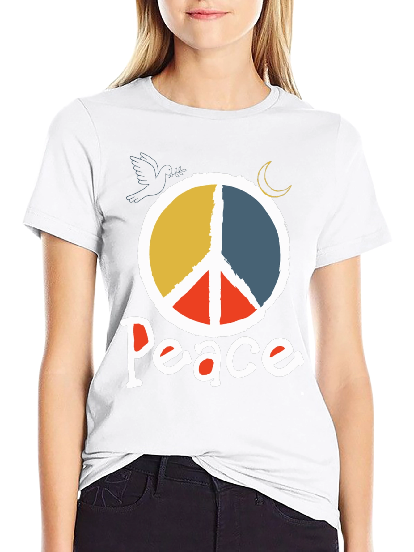 Peace Sign Graphic T-Shirt