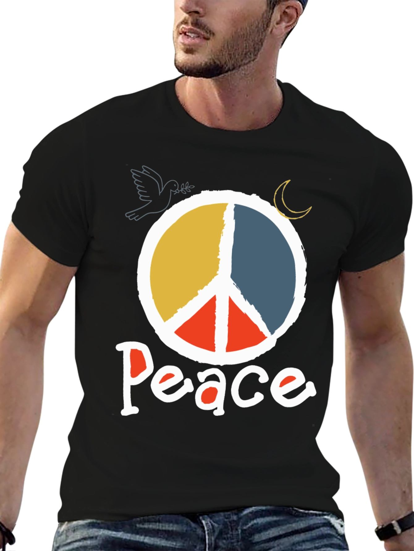 Peace Sign Graphic T-Shirt