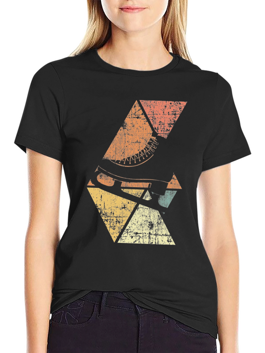 Retro Ice Skate Graphic T-Shirt - Vintage Style