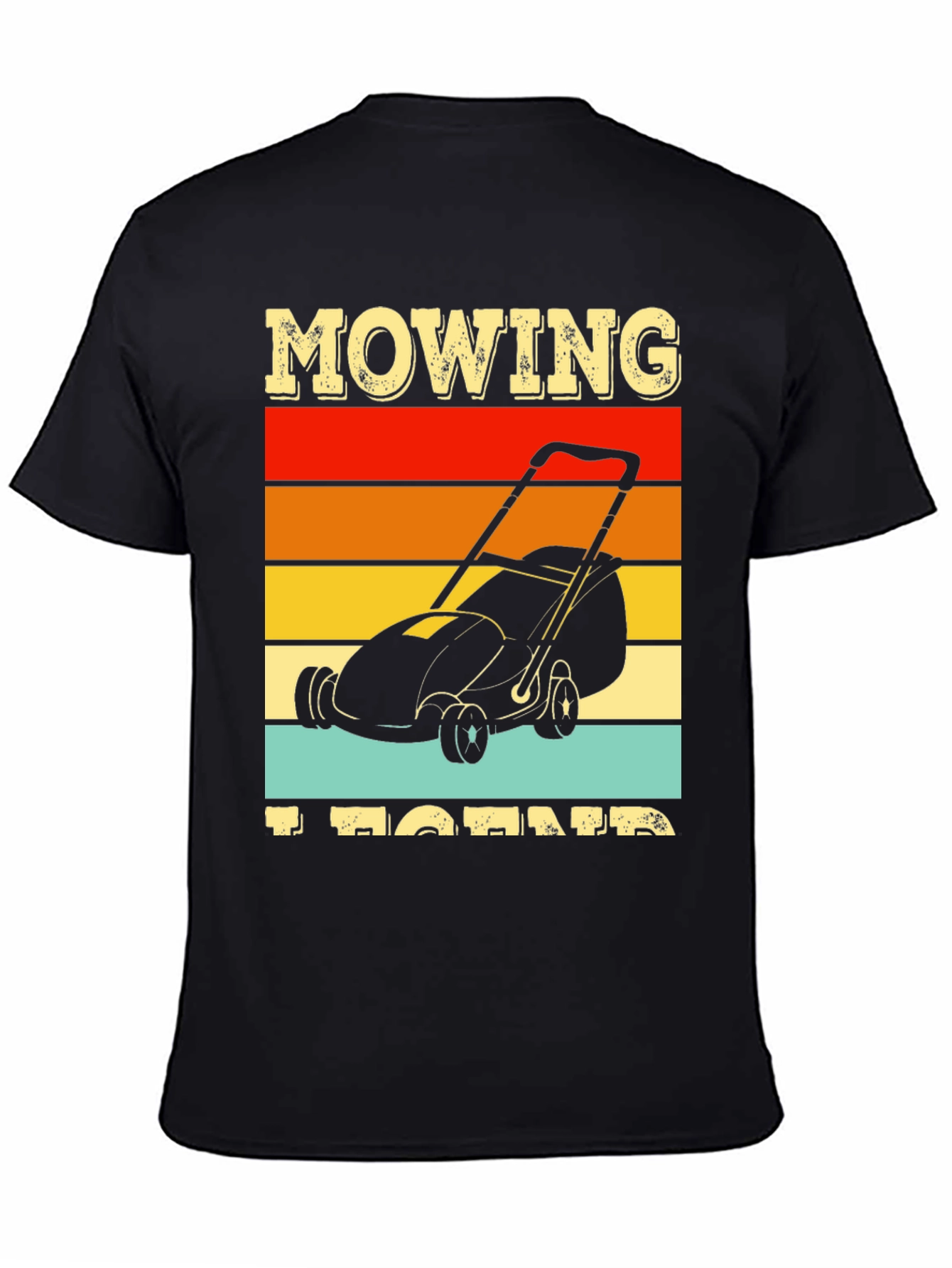 Mowing Legend T-Shirt: Retro Lawn Care Design