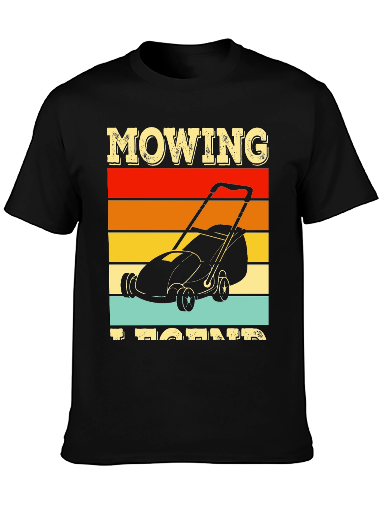 Mowing Legend T-Shirt: Retro Lawn Care Design