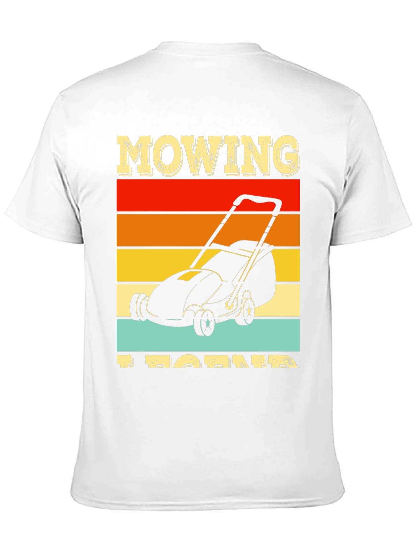 Mowing Legend T-Shirt: Retro Lawn Care Design