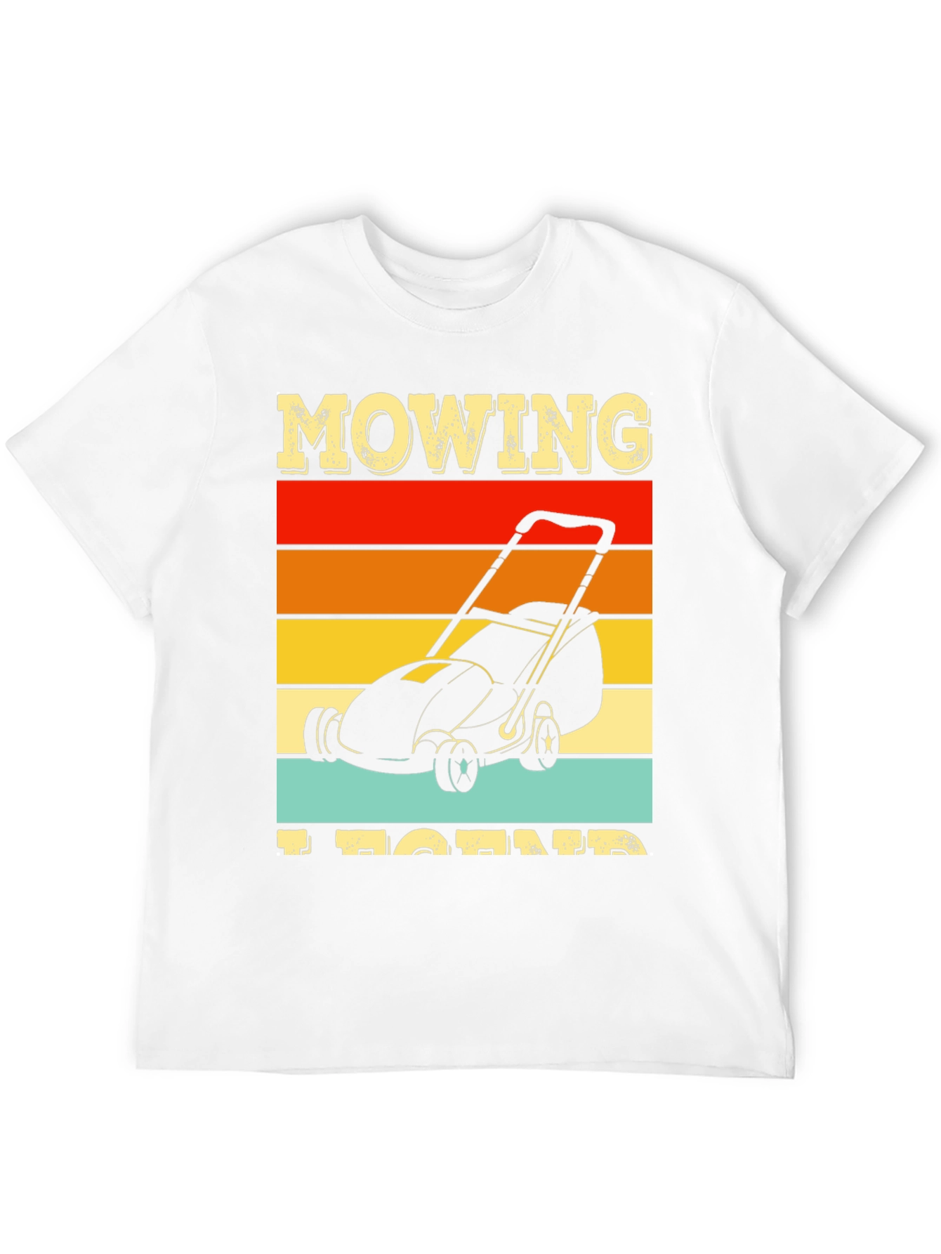 Mowing Legend T-Shirt: Retro Lawn Care Design