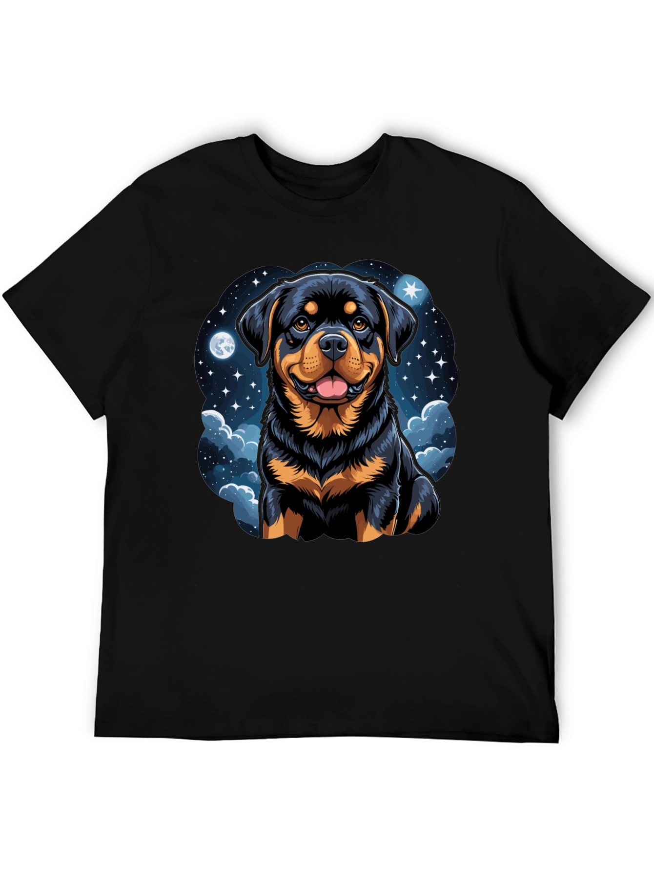 Rottweiler Dog Lover Black T-Shirt