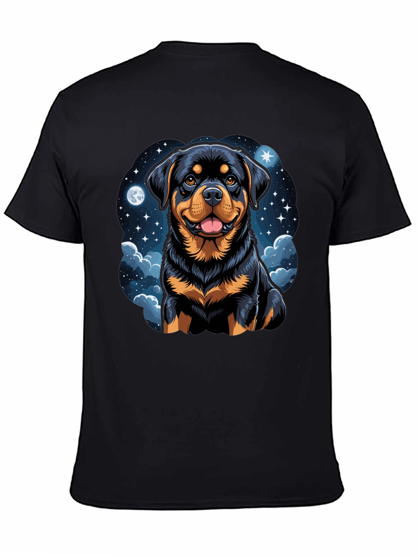 Rottweiler Dog Lover Black T-Shirt