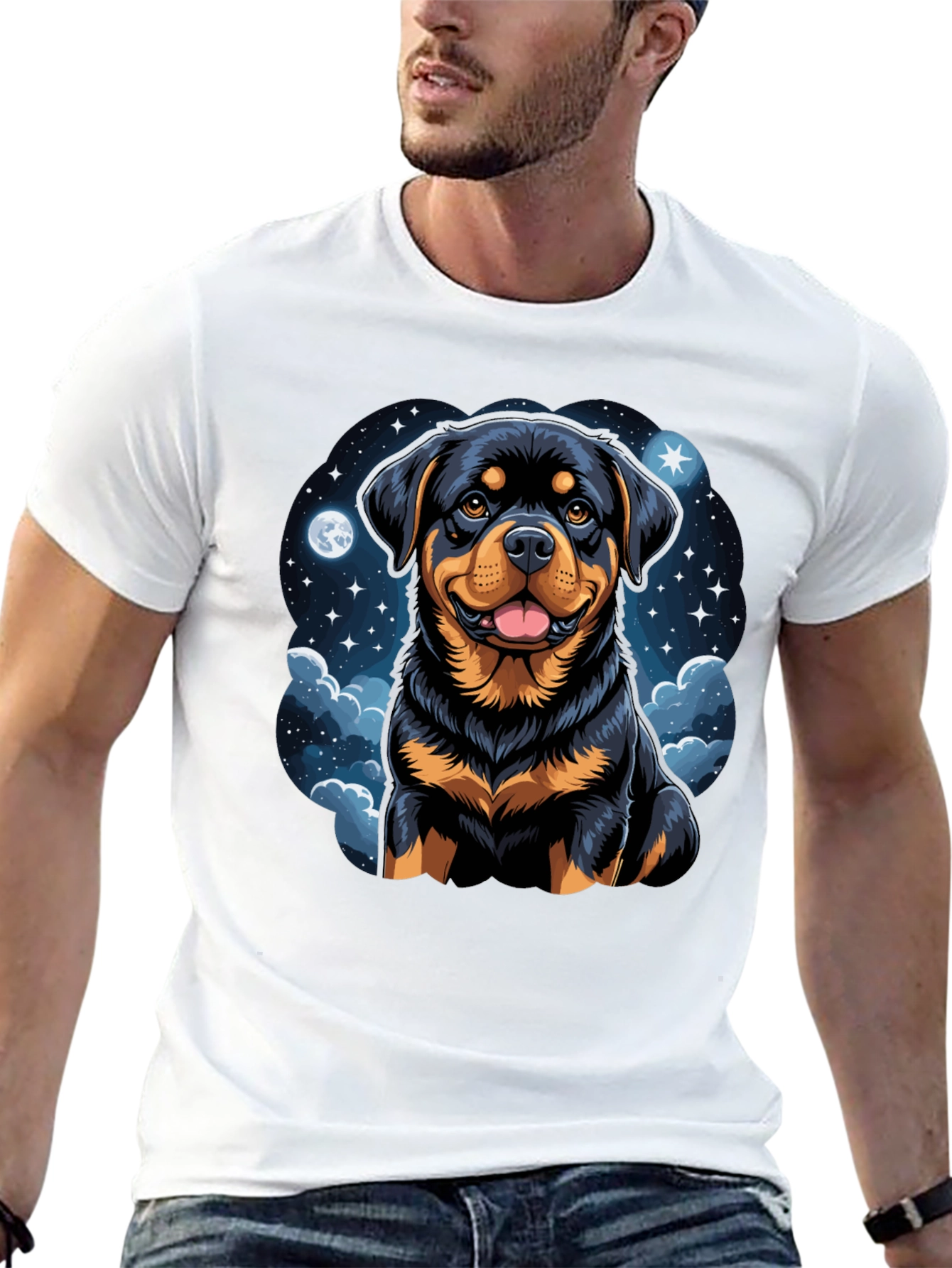 Rottweiler Dog Lover Black T-Shirt
