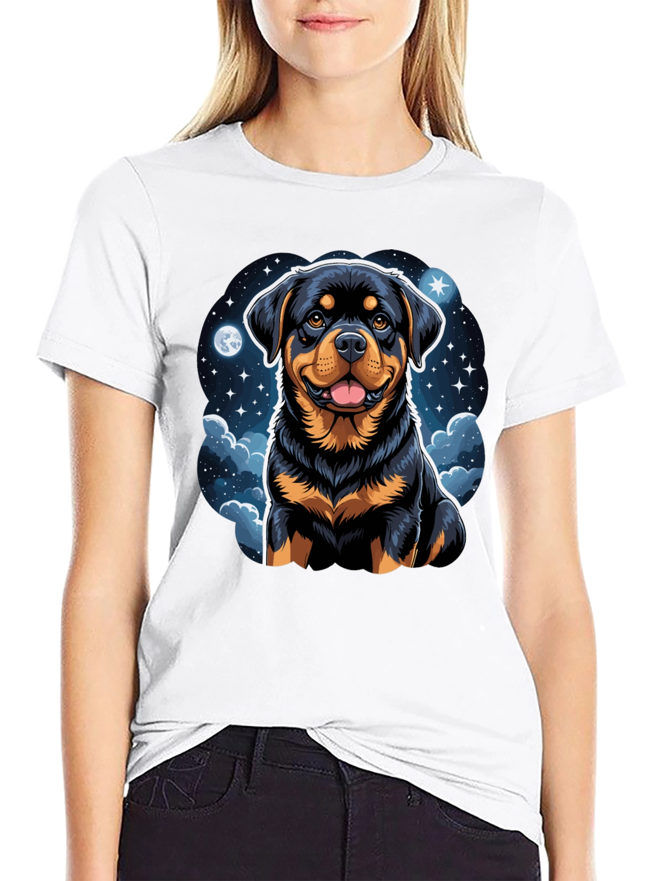 Rottweiler Dog Lover Black T-Shirt