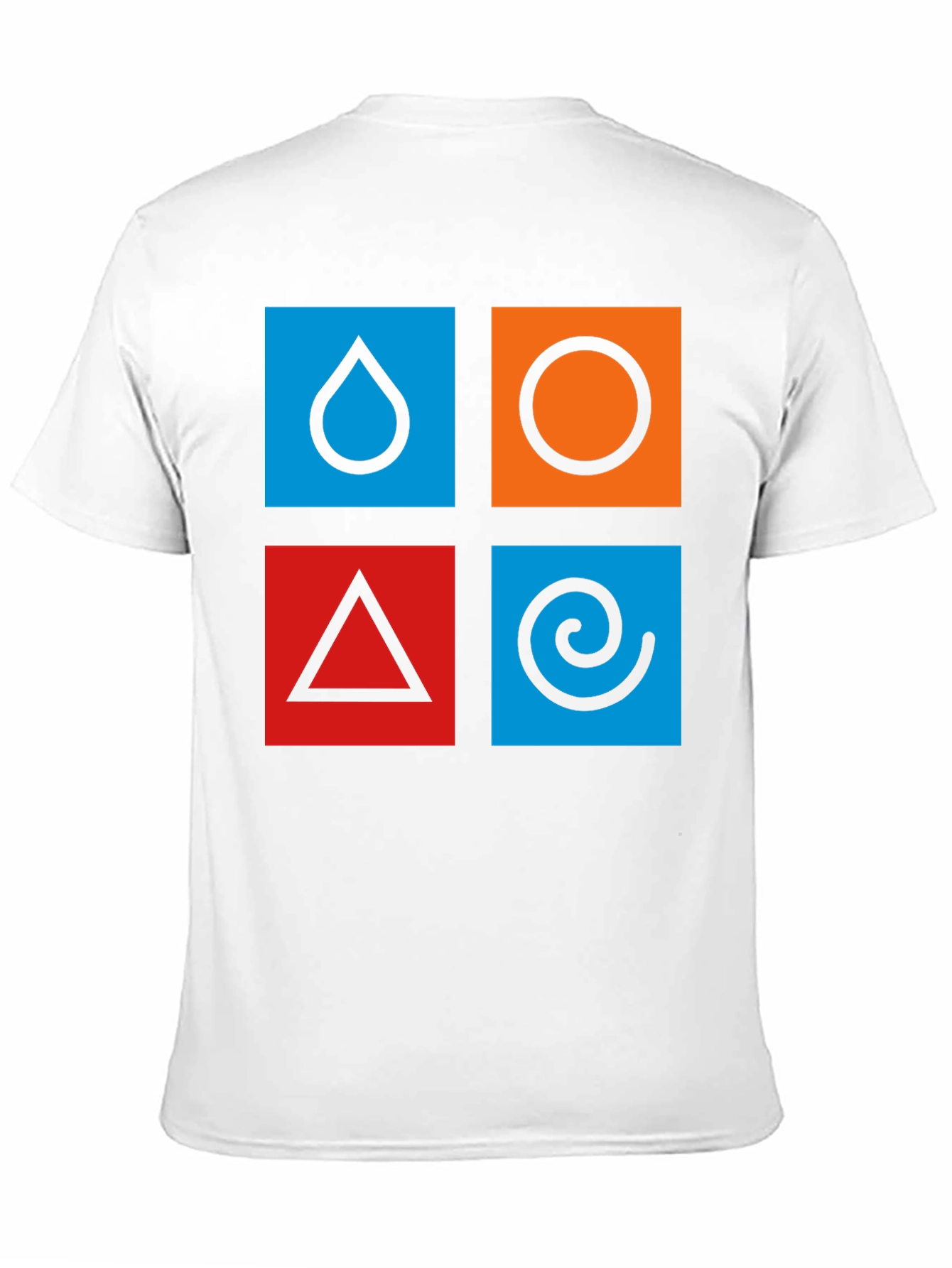Elemental Symbol T-Shirt - Earth Air Fire Water