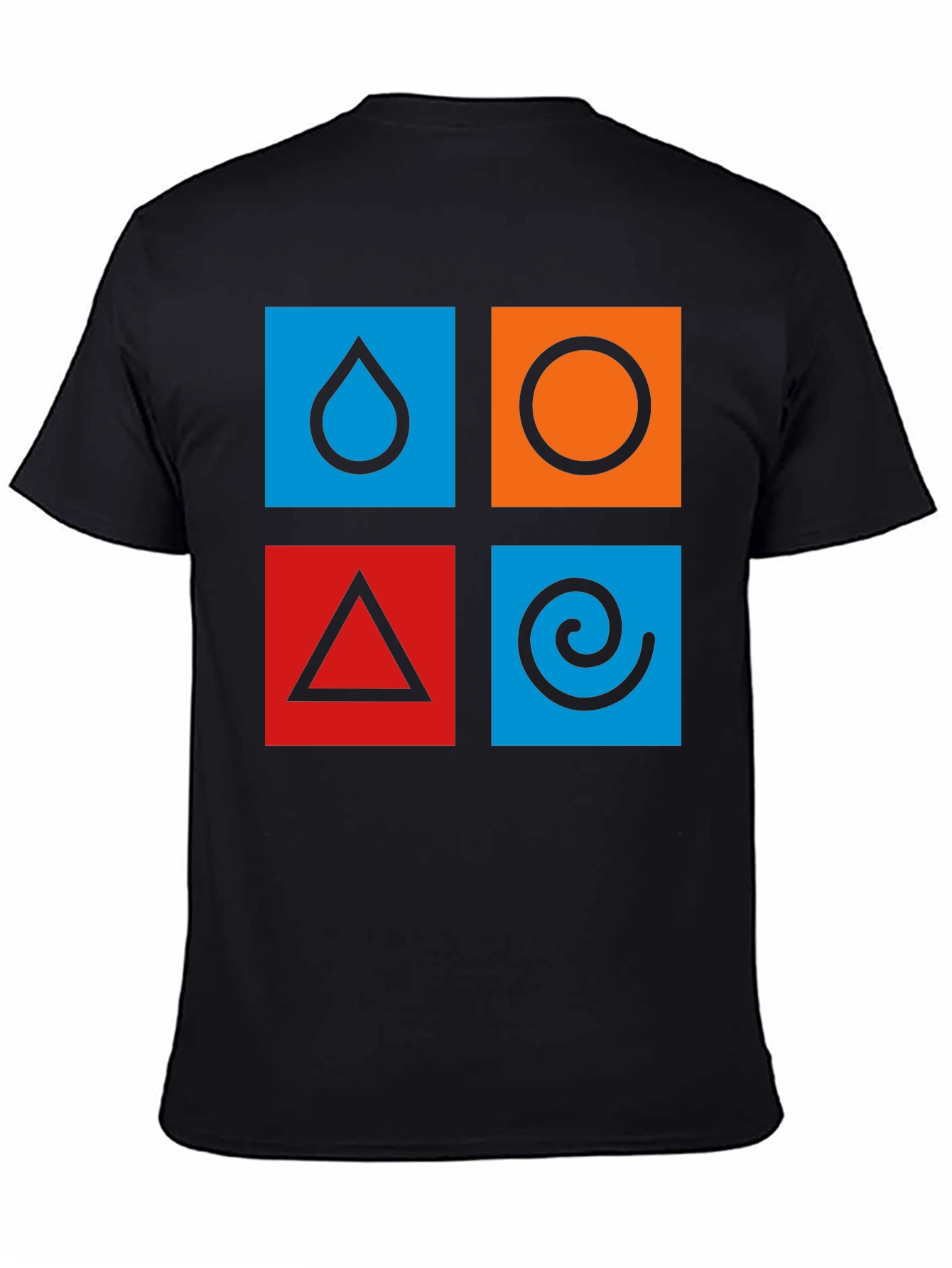 Elemental Symbol T-Shirt - Earth Air Fire Water