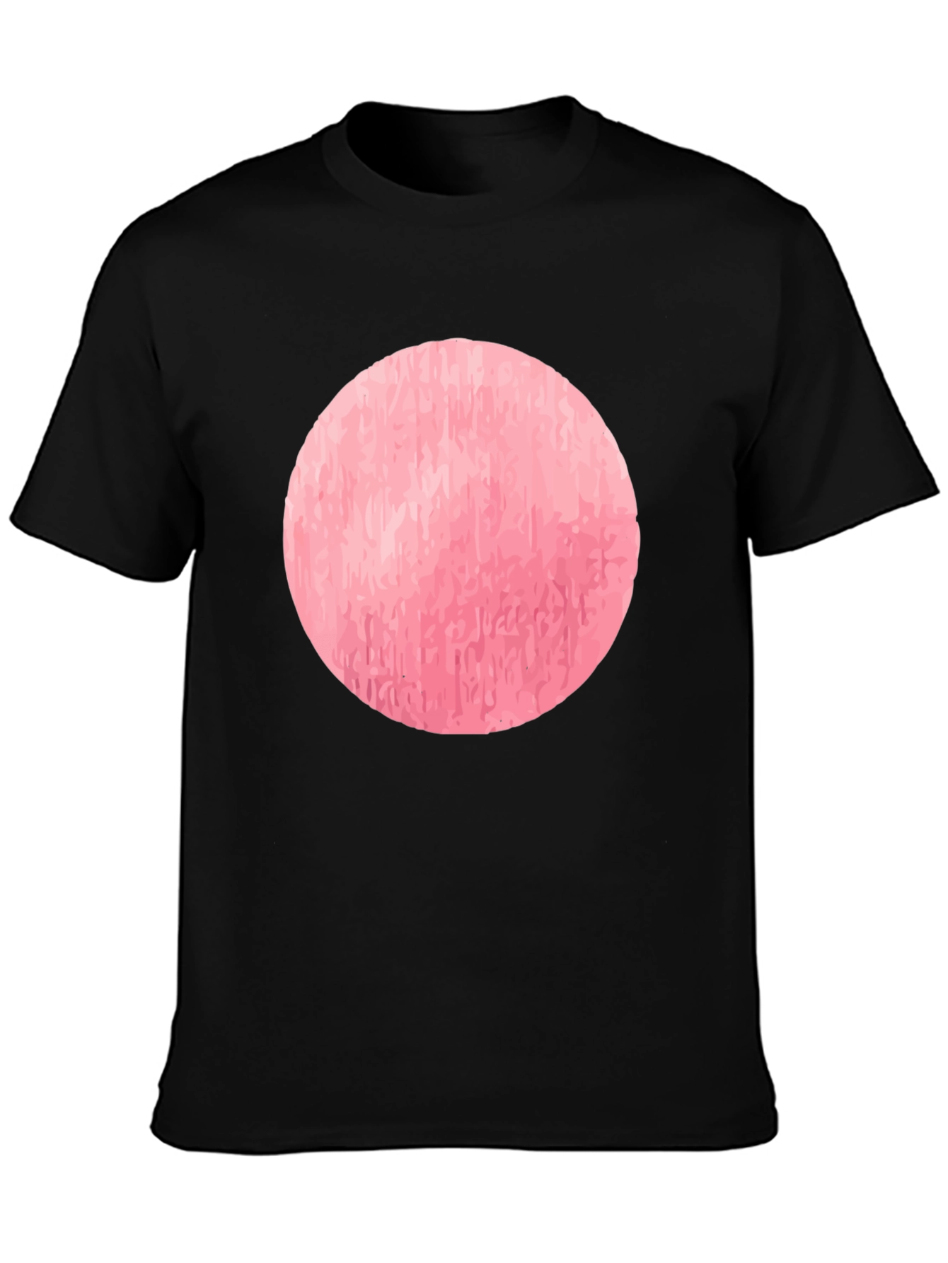 Pink Circle Graphic T-Shirt - Casual Style