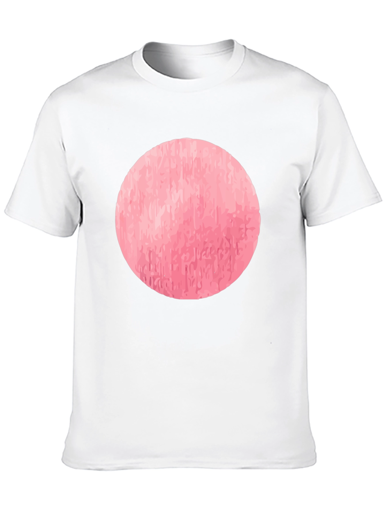 Pink Circle Graphic T-Shirt - Casual Style
