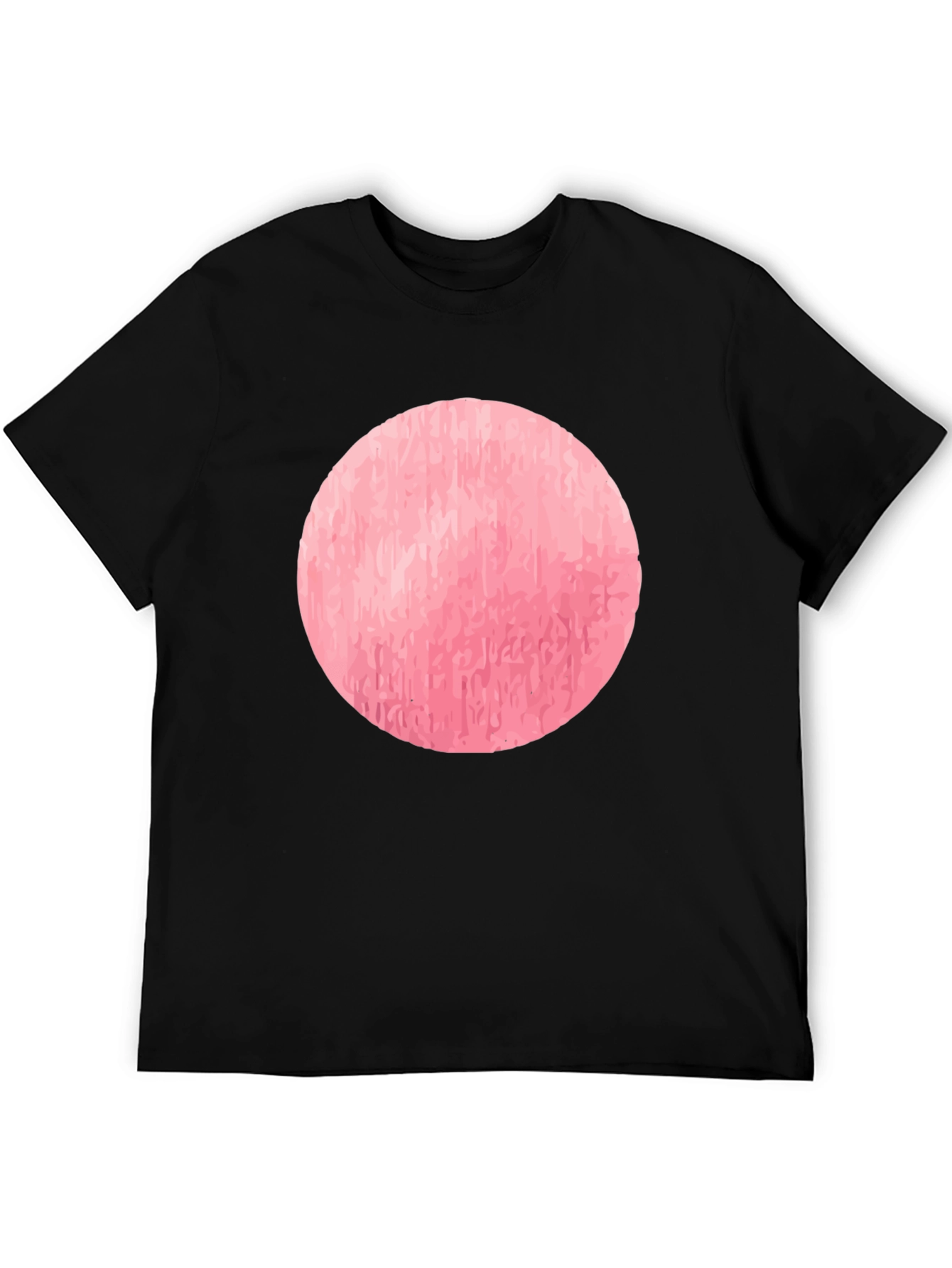 Pink Circle Graphic T-Shirt - Casual Style