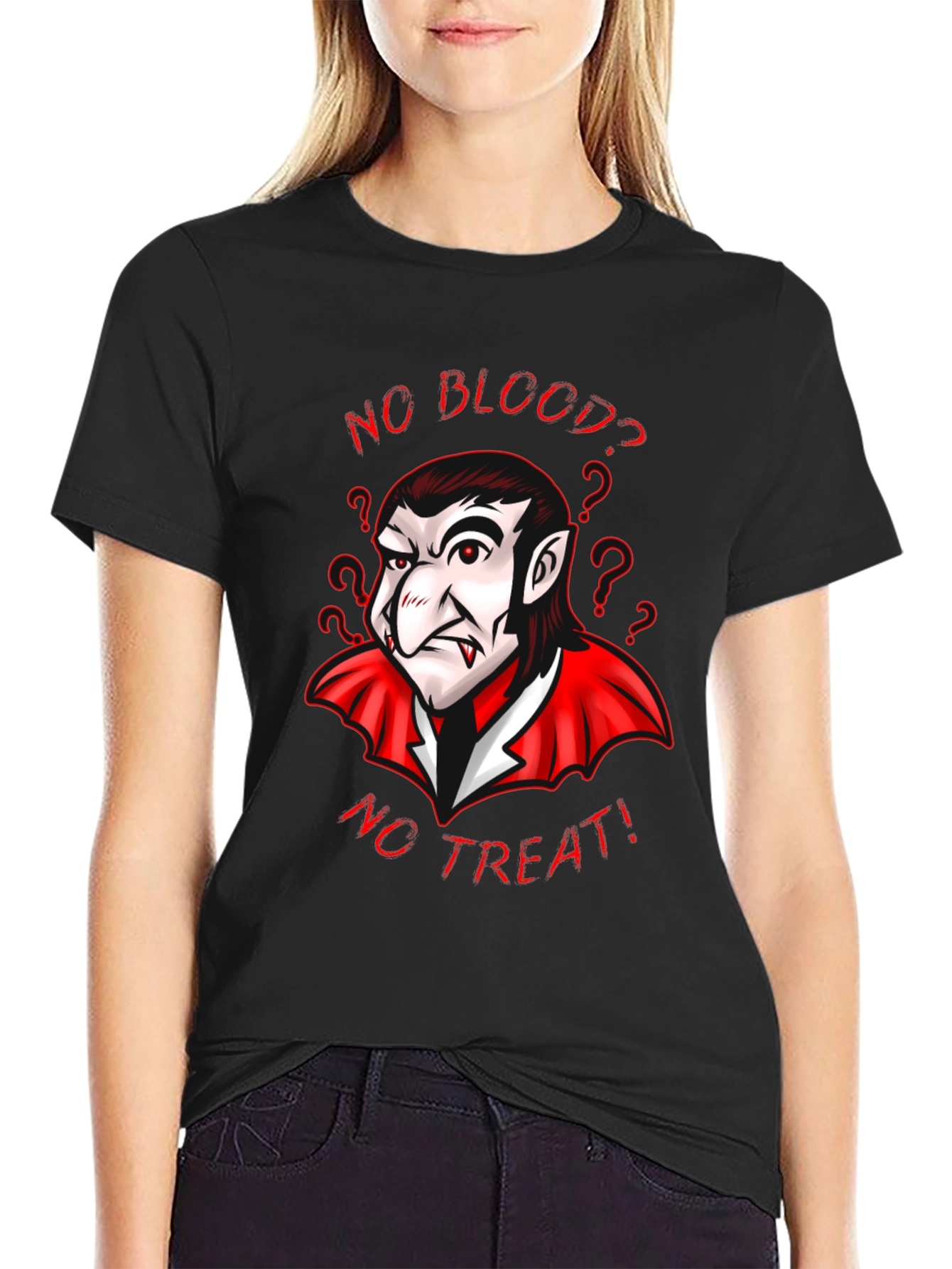 No Blood No Treat Vampire T-Shirt