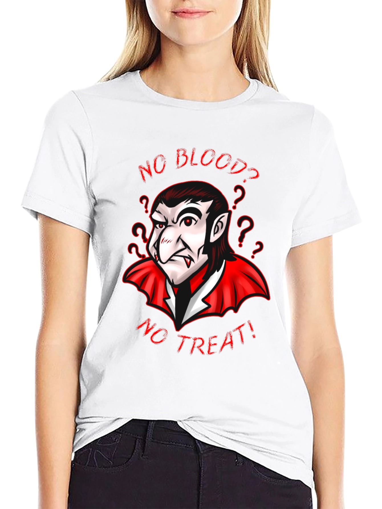 No Blood No Treat Vampire T-Shirt