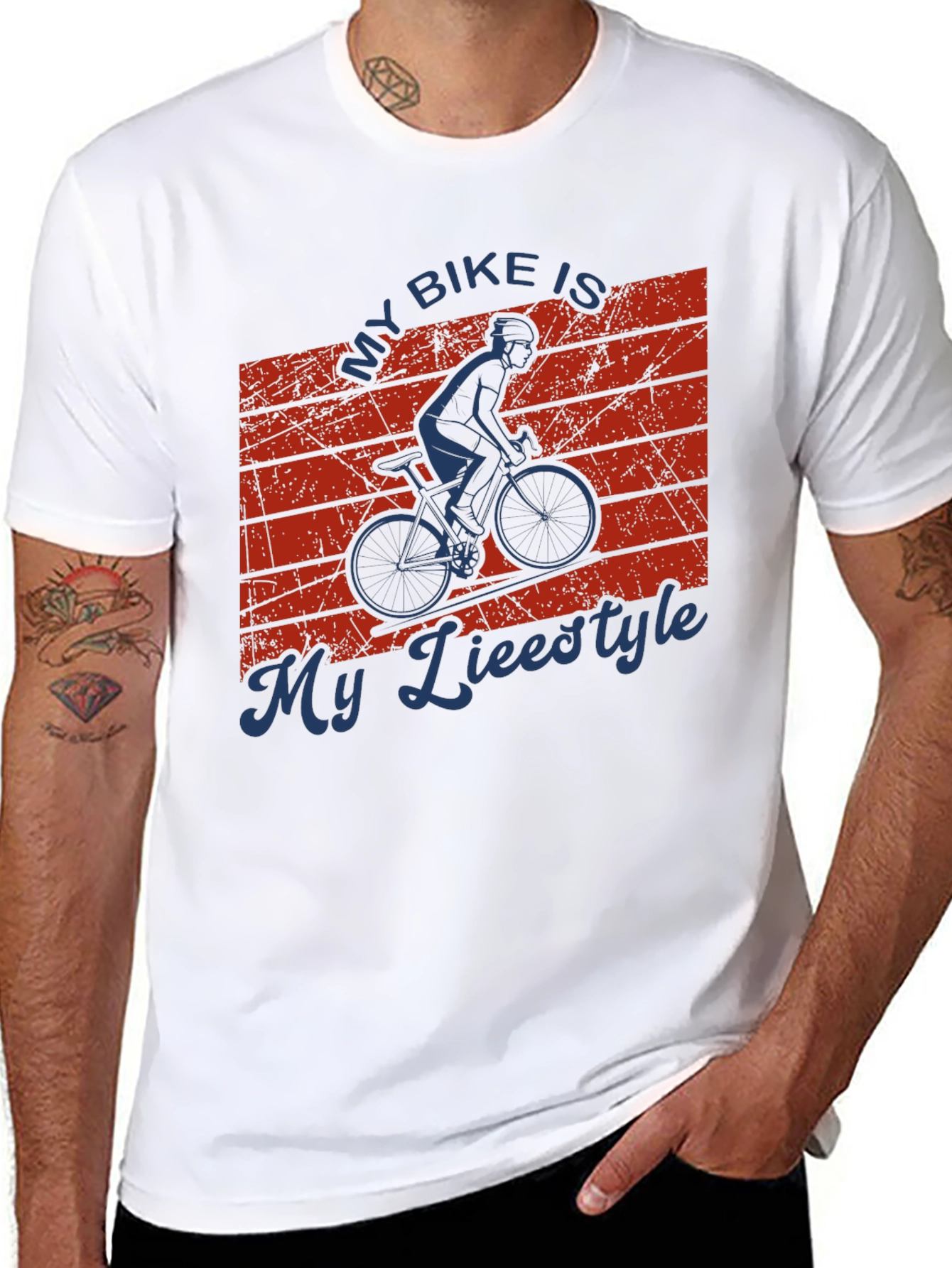 My Bike is My Lifestyle Graphic T-Shirt