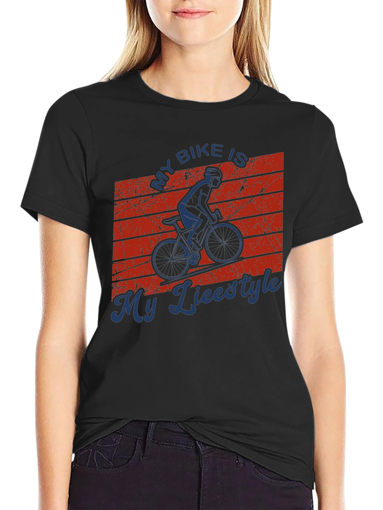 My Bike is My Lifestyle Graphic T-Shirt