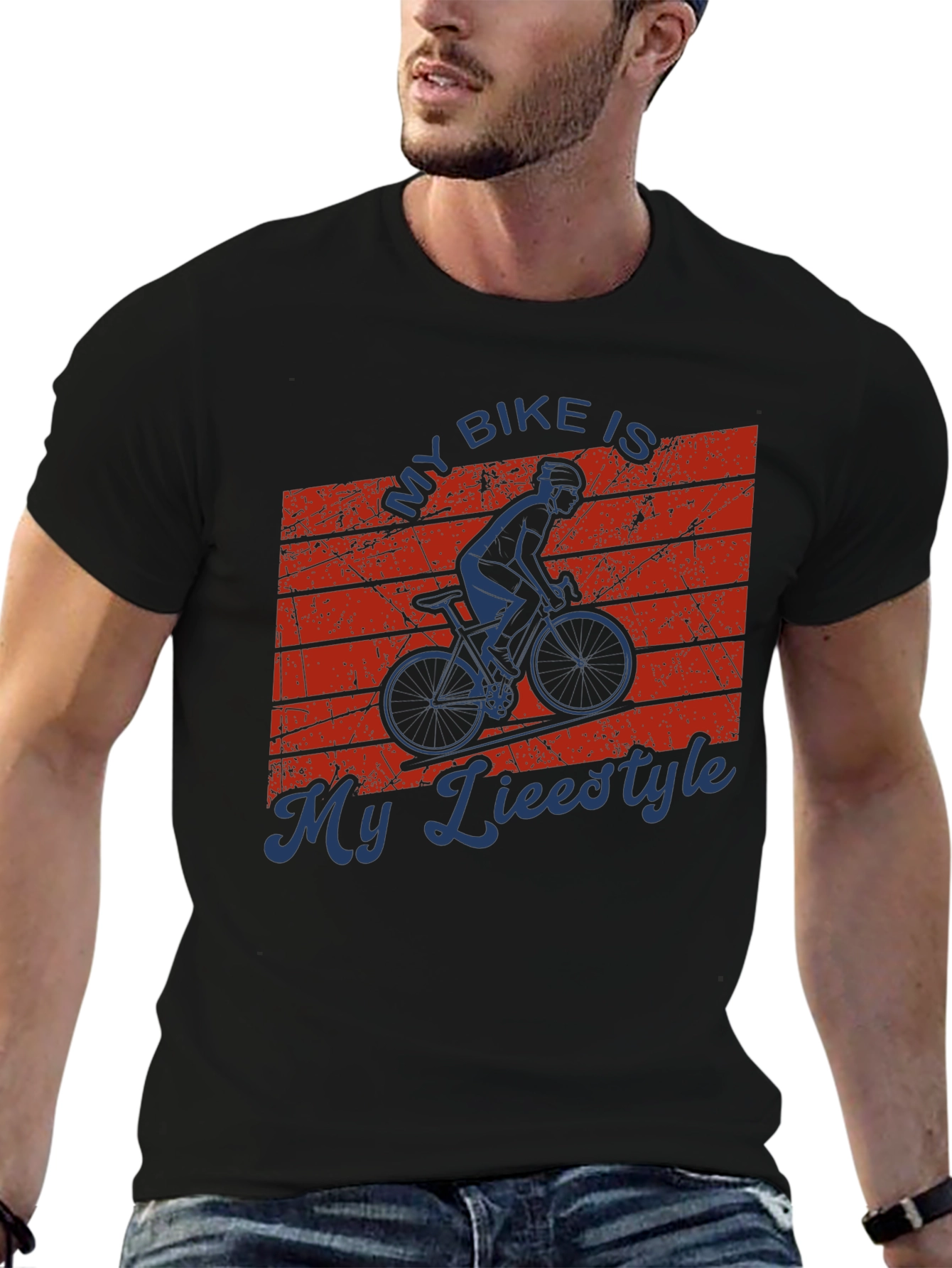 My Bike is My Lifestyle Graphic T-Shirt