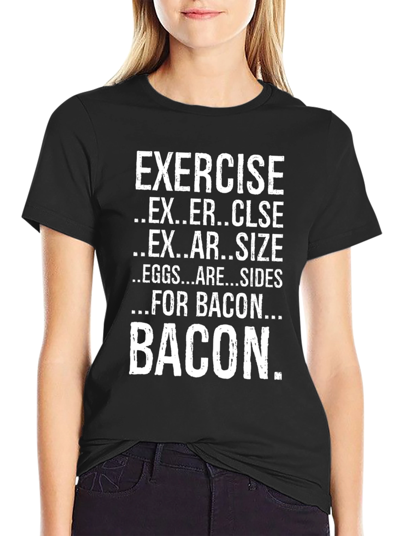 Exercise? Eggs & Bacon Mens Graphic Tee