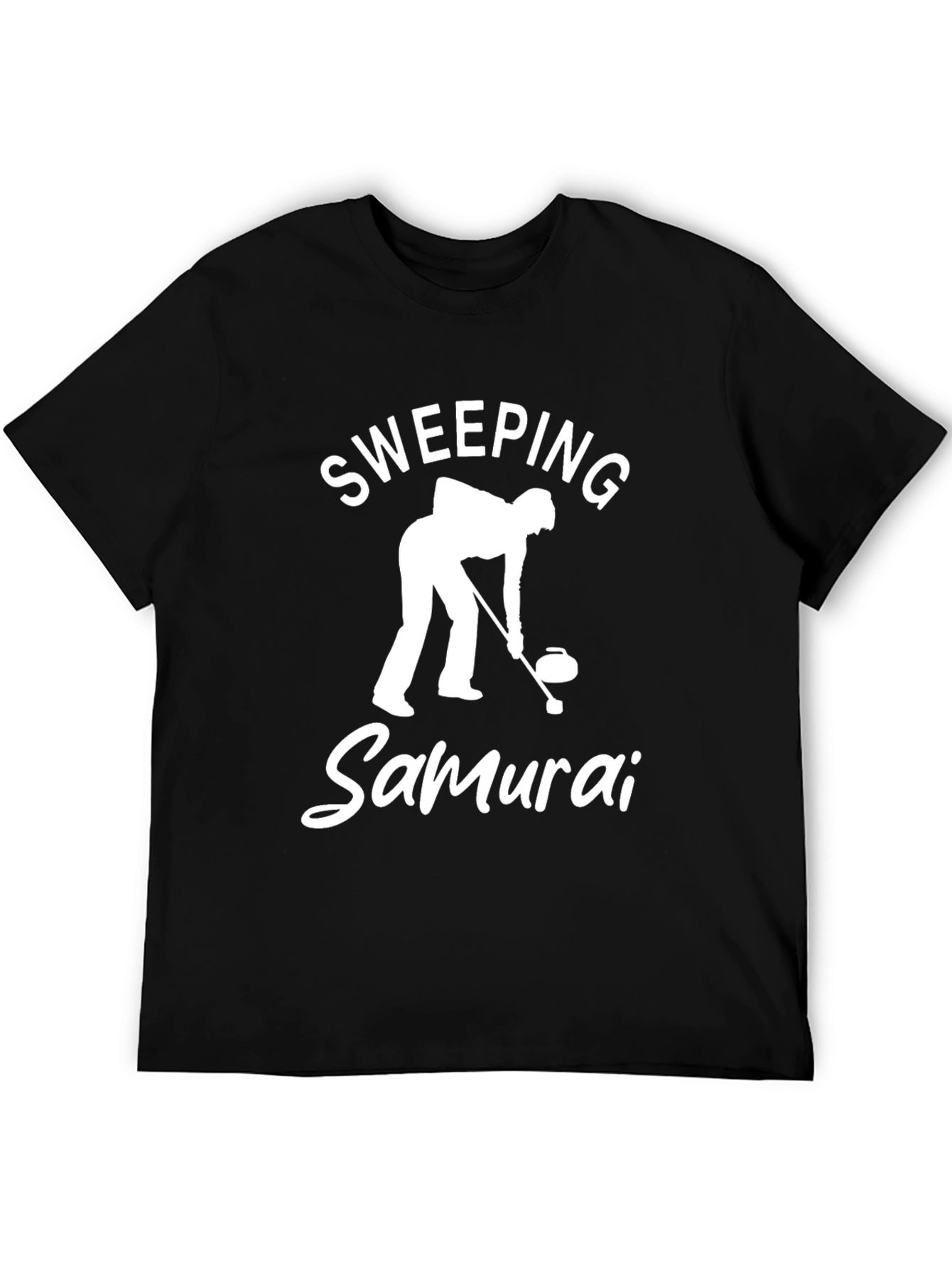 Sweeping Samurai Curling T-Shirt