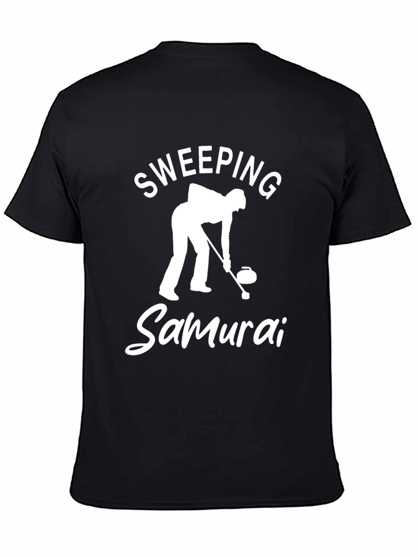 Sweeping Samurai Curling T-Shirt