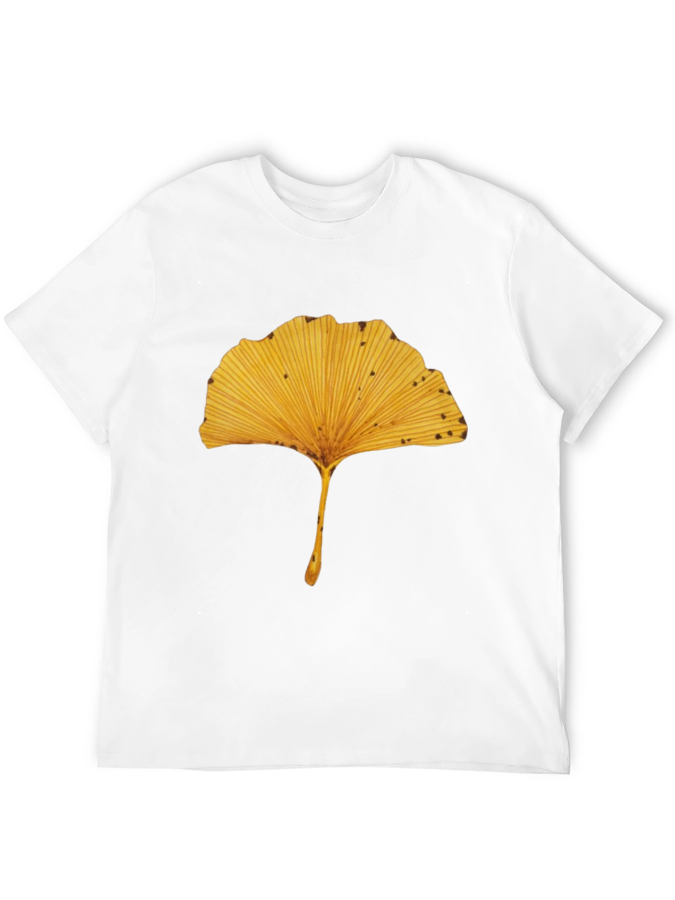 Ginkgo Leaf Black T-Shirt