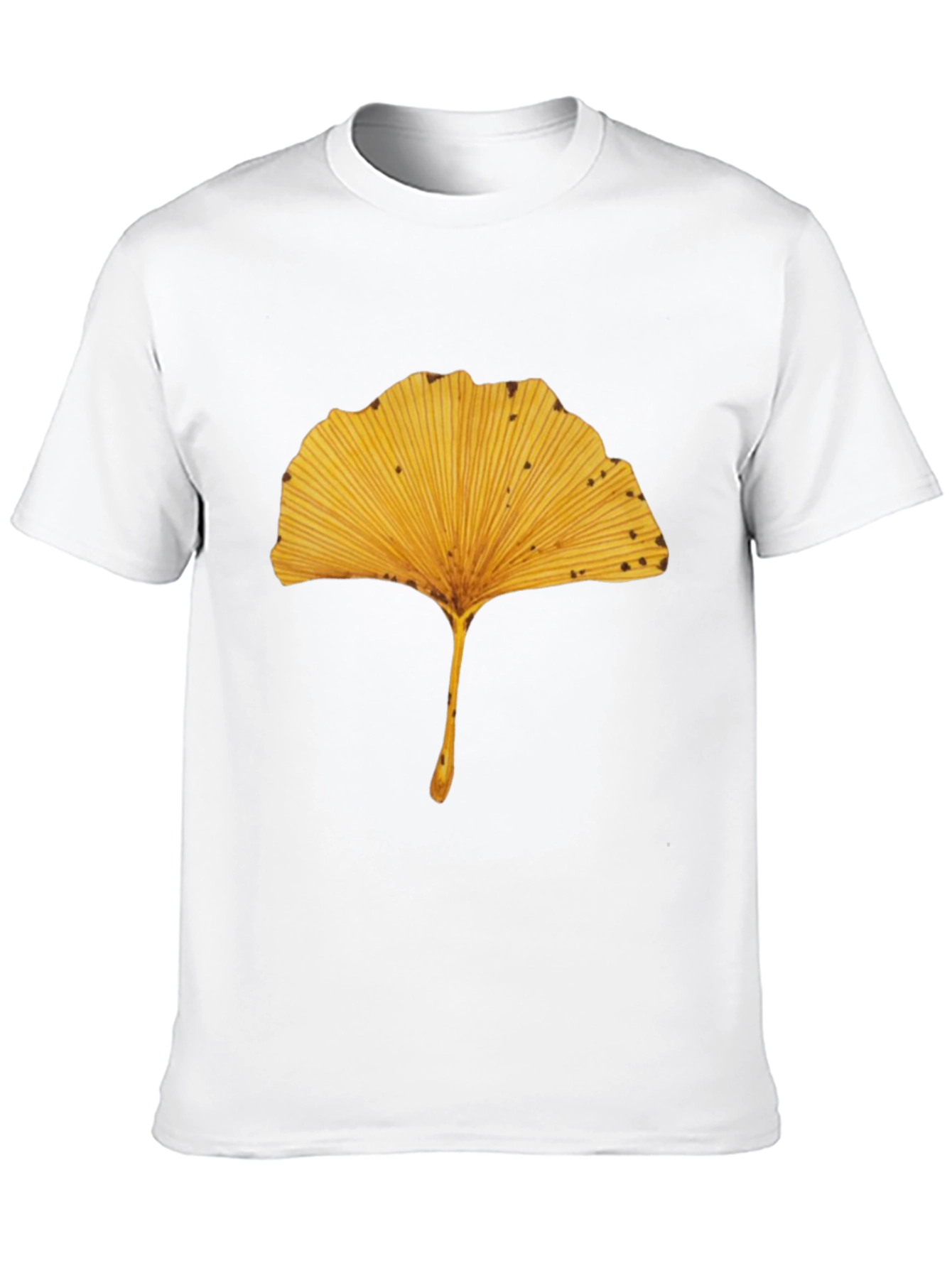 Ginkgo Leaf Black T-Shirt