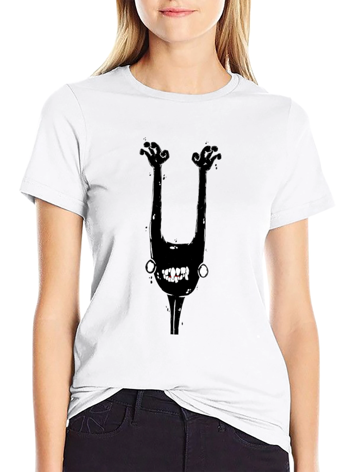 Mens Graphic Tee - Creepy Monster
