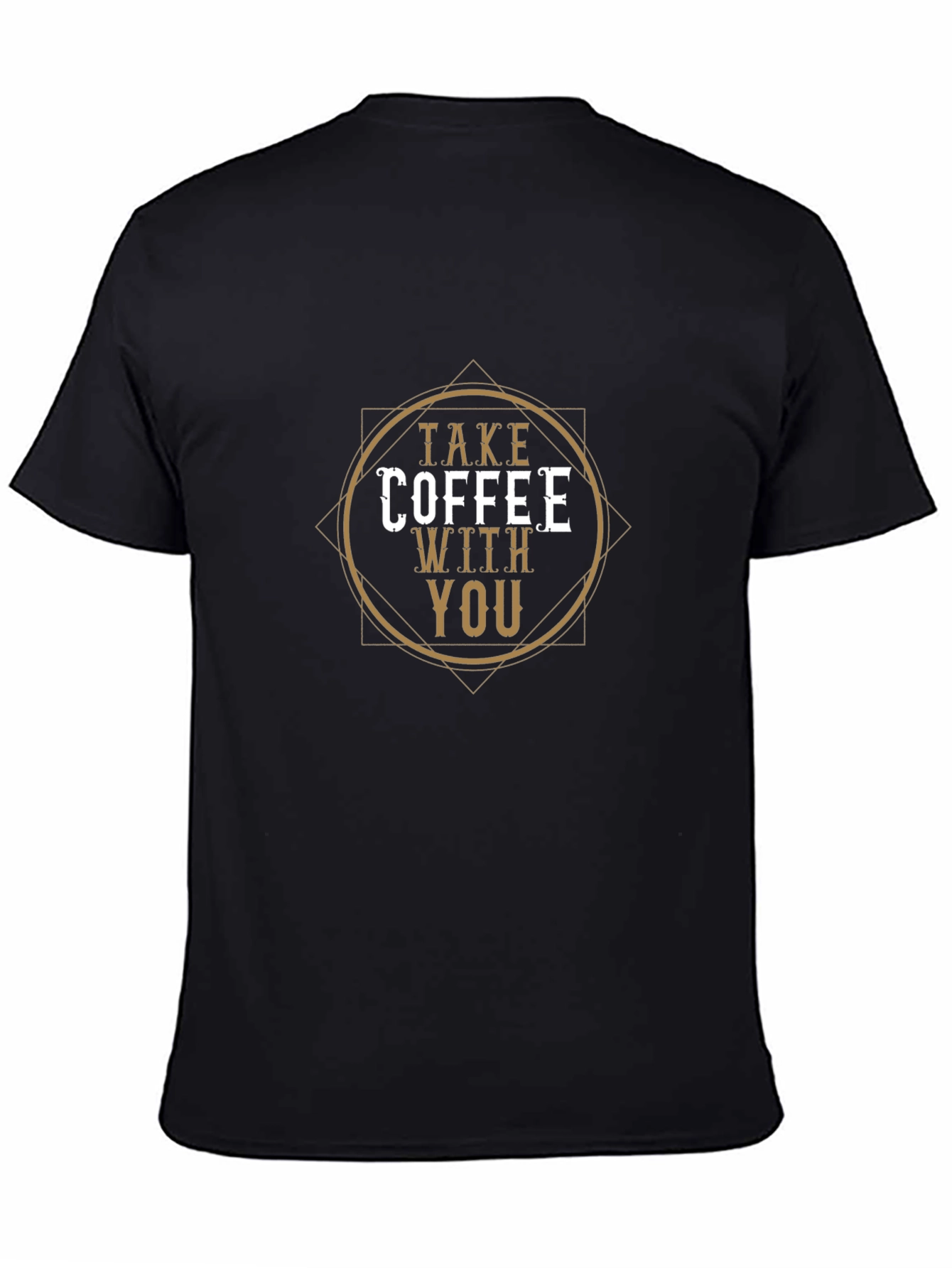 Coffee Time Black Graphic T-Shirt