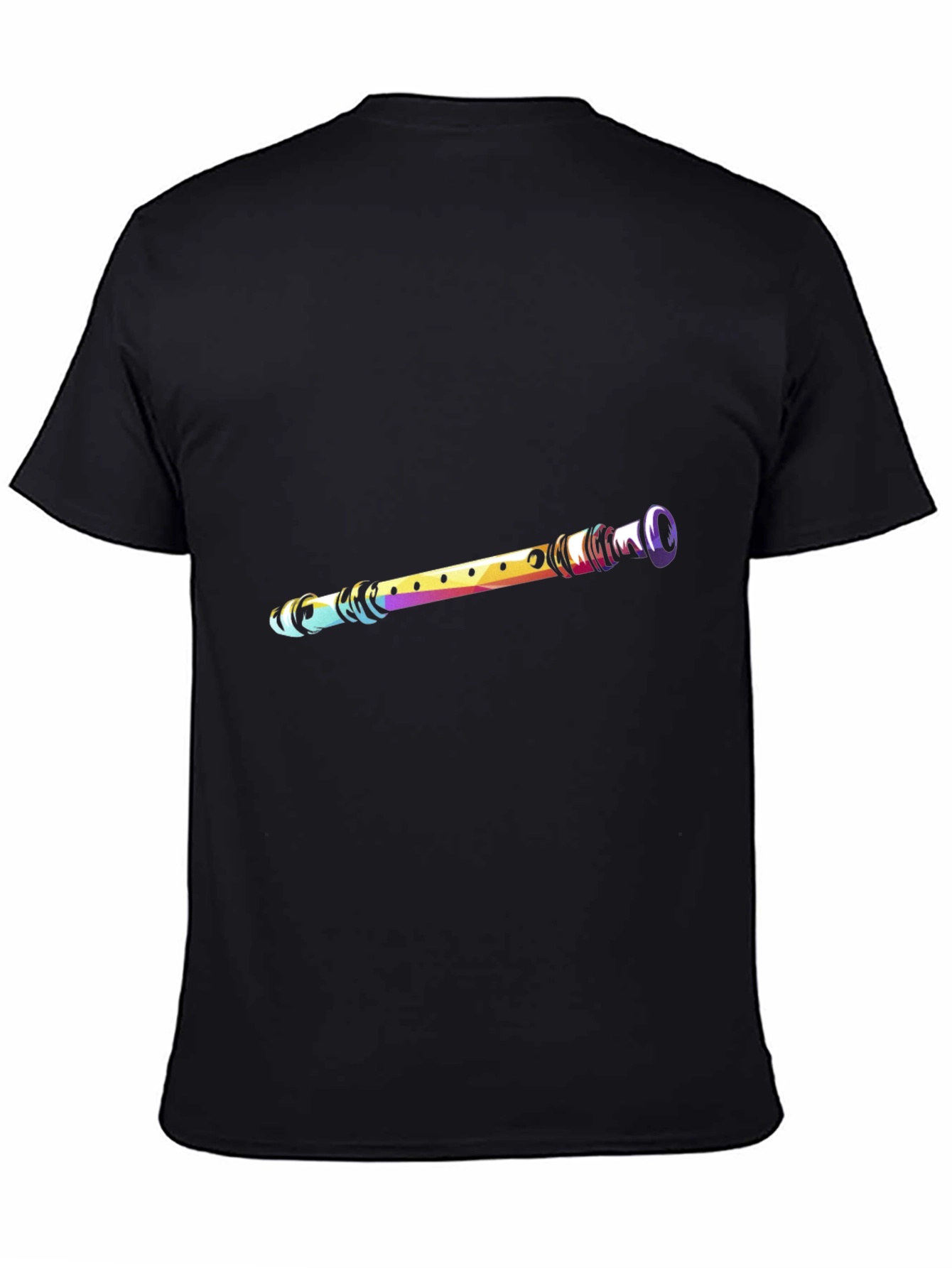 Retro Flute T-Shirt - Musical Instrument Graphic Tee
