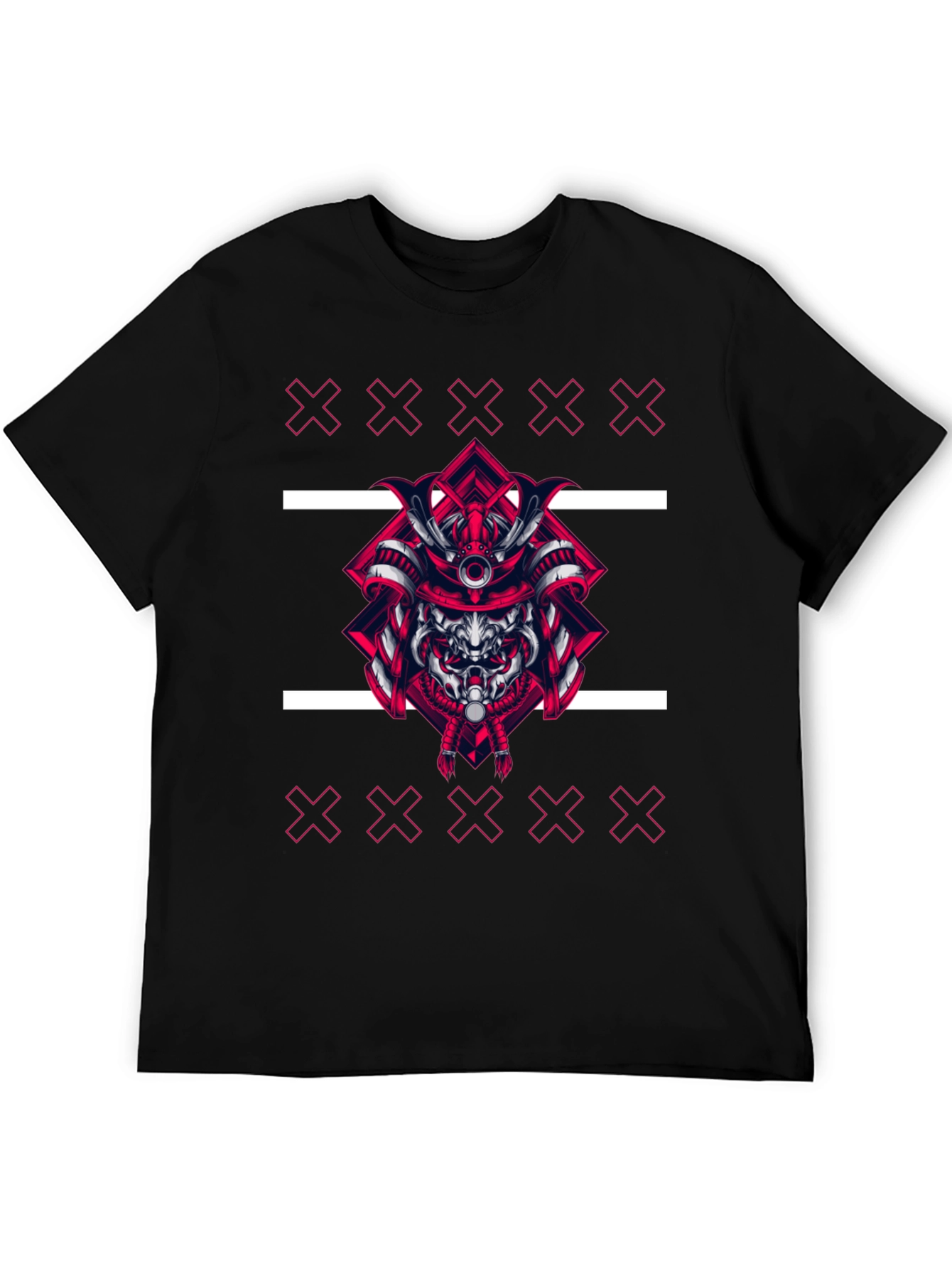 Samurai Warrior Graphic Black T-Shirt