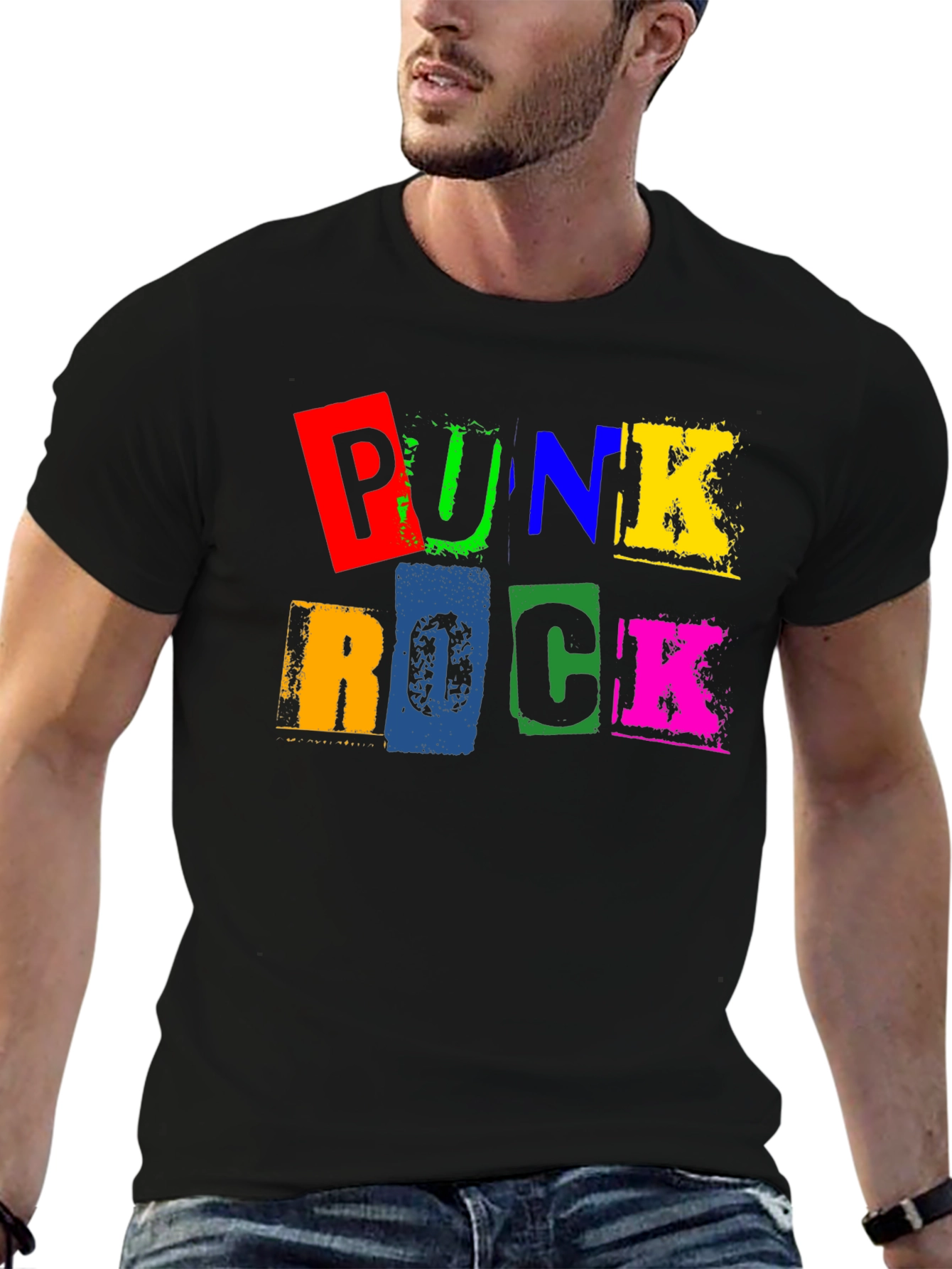Punk Rock Graphic Tee - Bold & Edgy Style