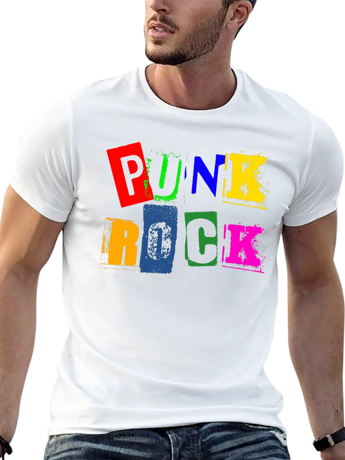 Punk Rock Graphic Tee - Bold & Edgy Style
