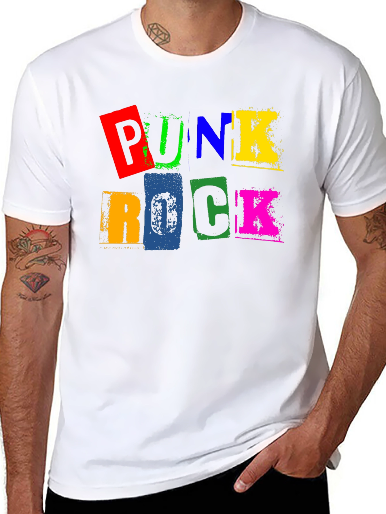 Punk Rock Graphic Tee - Bold & Edgy Style