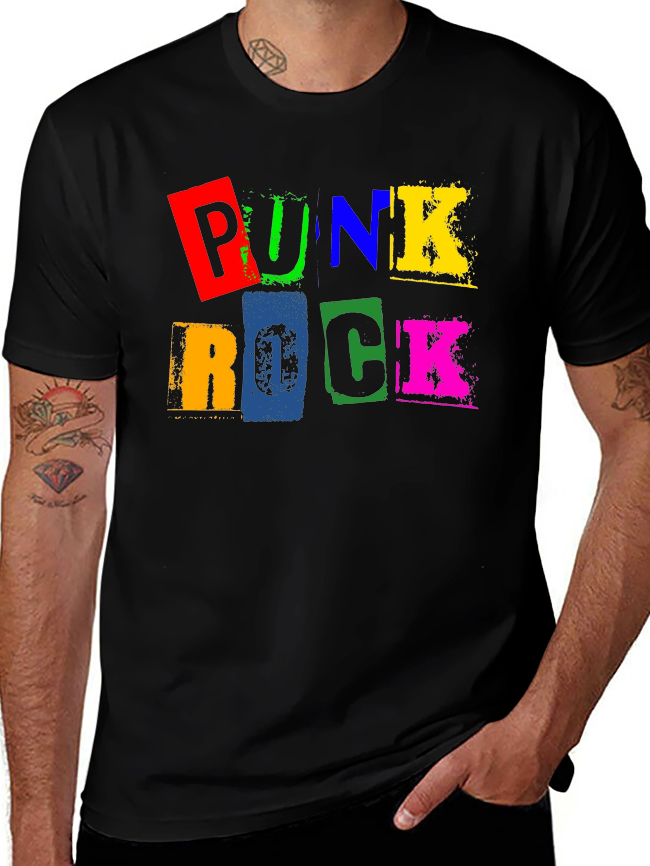 Punk Rock Graphic Tee - Bold & Edgy Style
