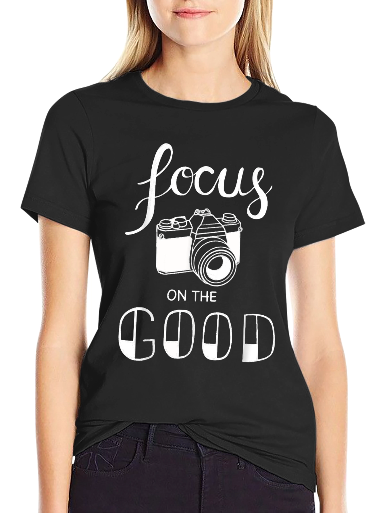 Focus on the Good T-Shirt - Photographer Camera Tee