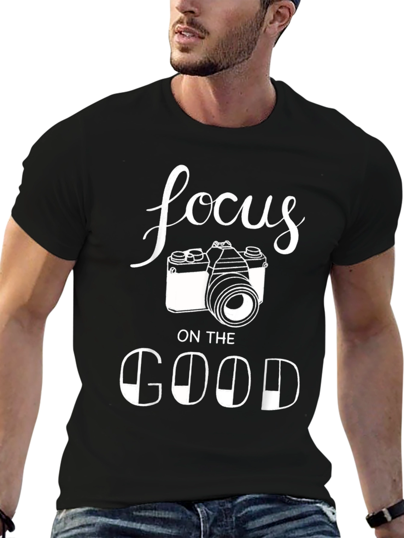 Focus on the Good T-Shirt - Photographer Camera Tee