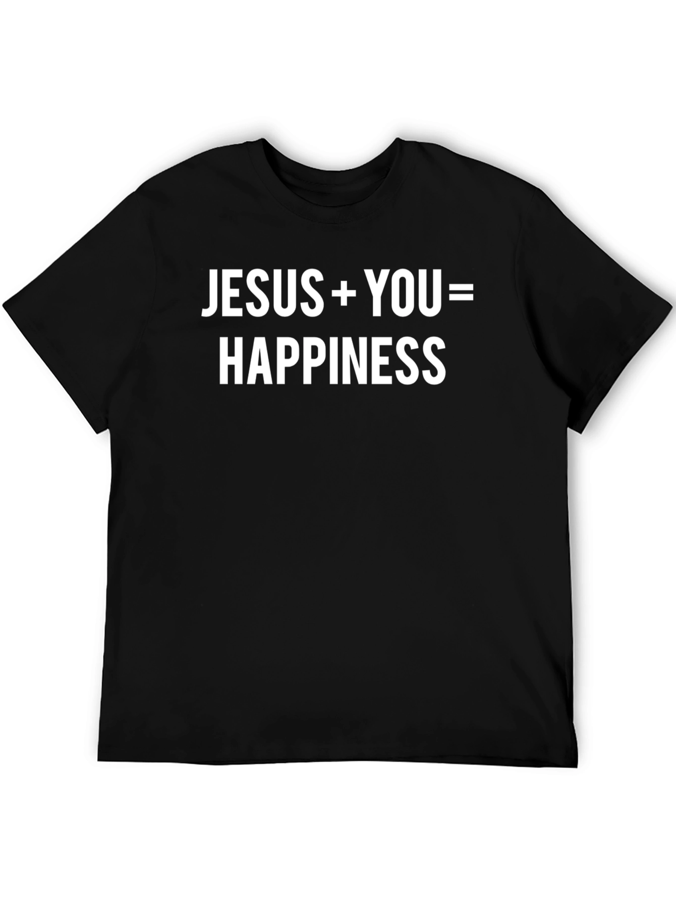 Jesus + You = Happiness Graphic T-Shirt