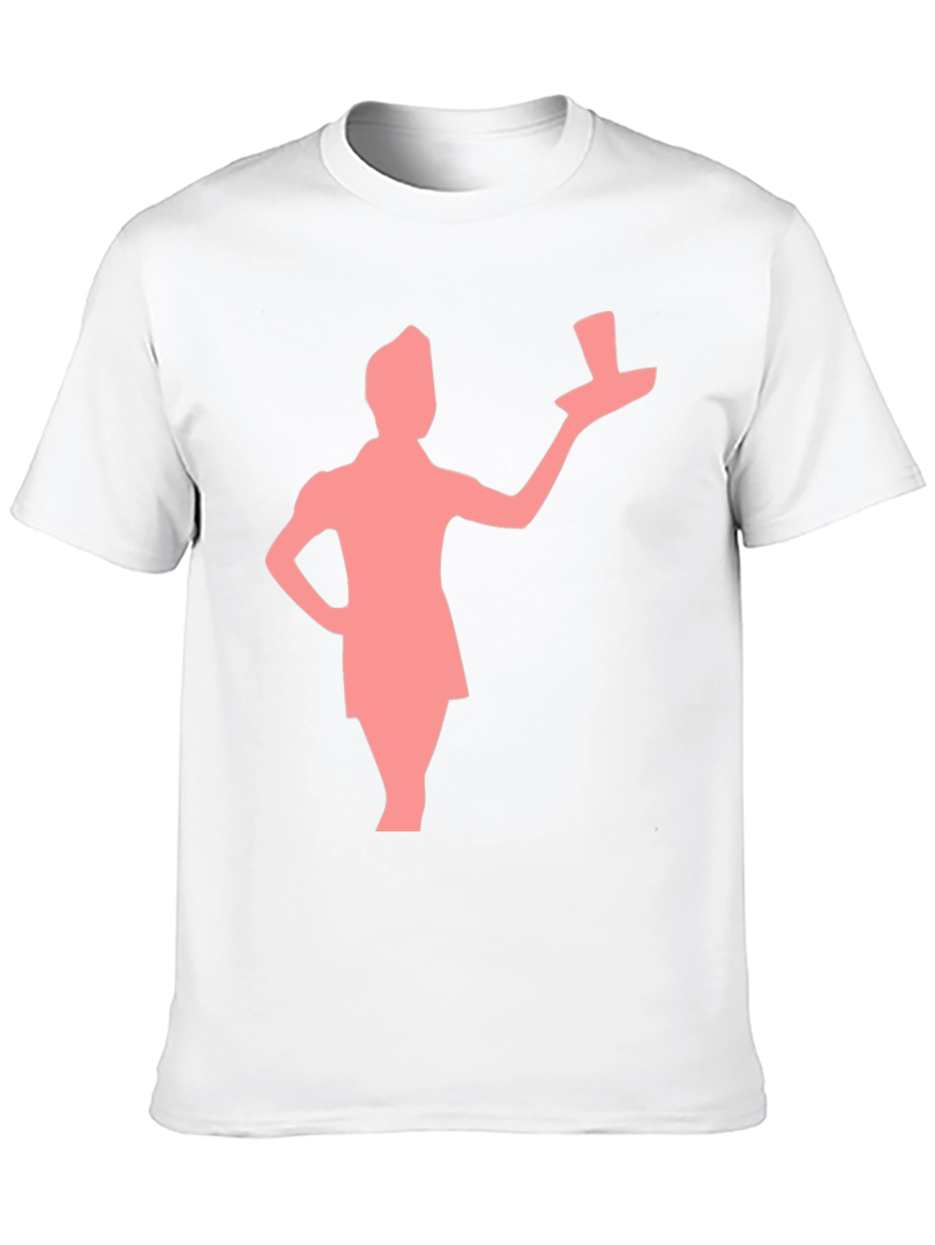 Retro Waiter Graphic Tee - Black