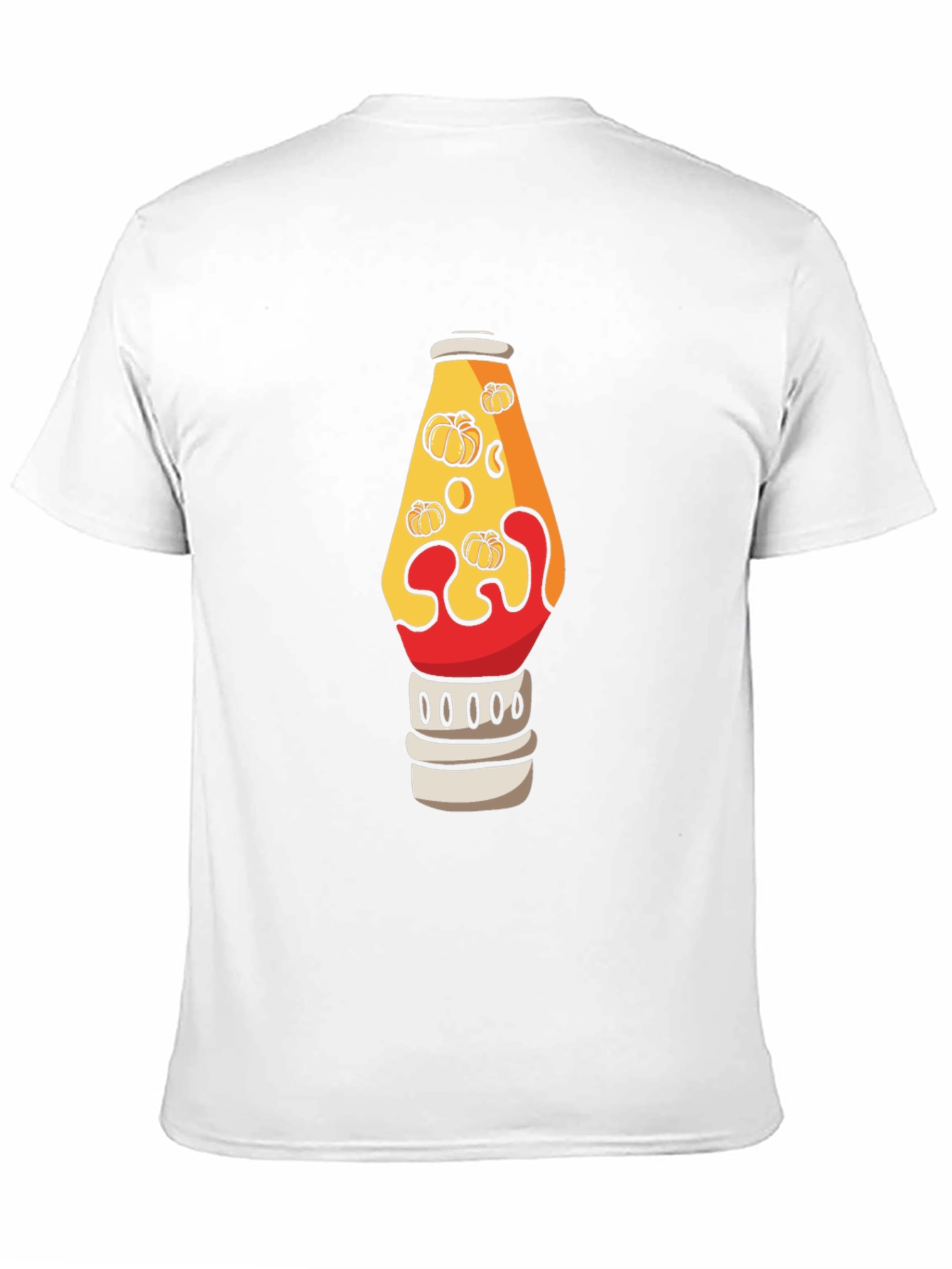 Pumpkin Lava Lamp Graphic Tee - Halloween Shirt
